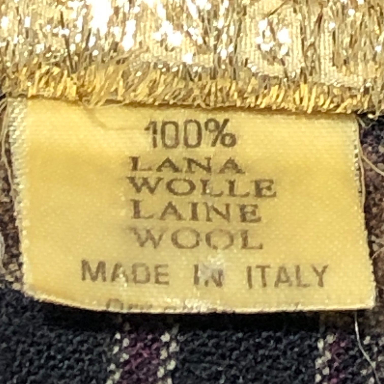 CLAUDE MONTANA(クロードモンタナ) 80's Wool check pullover short blouson ウール チェック プルオーバー 短丈 ブルゾン MOD.713 ART.6107 表記なし(L～XL程度) ブラウン×ブラック MADE IN ITALY