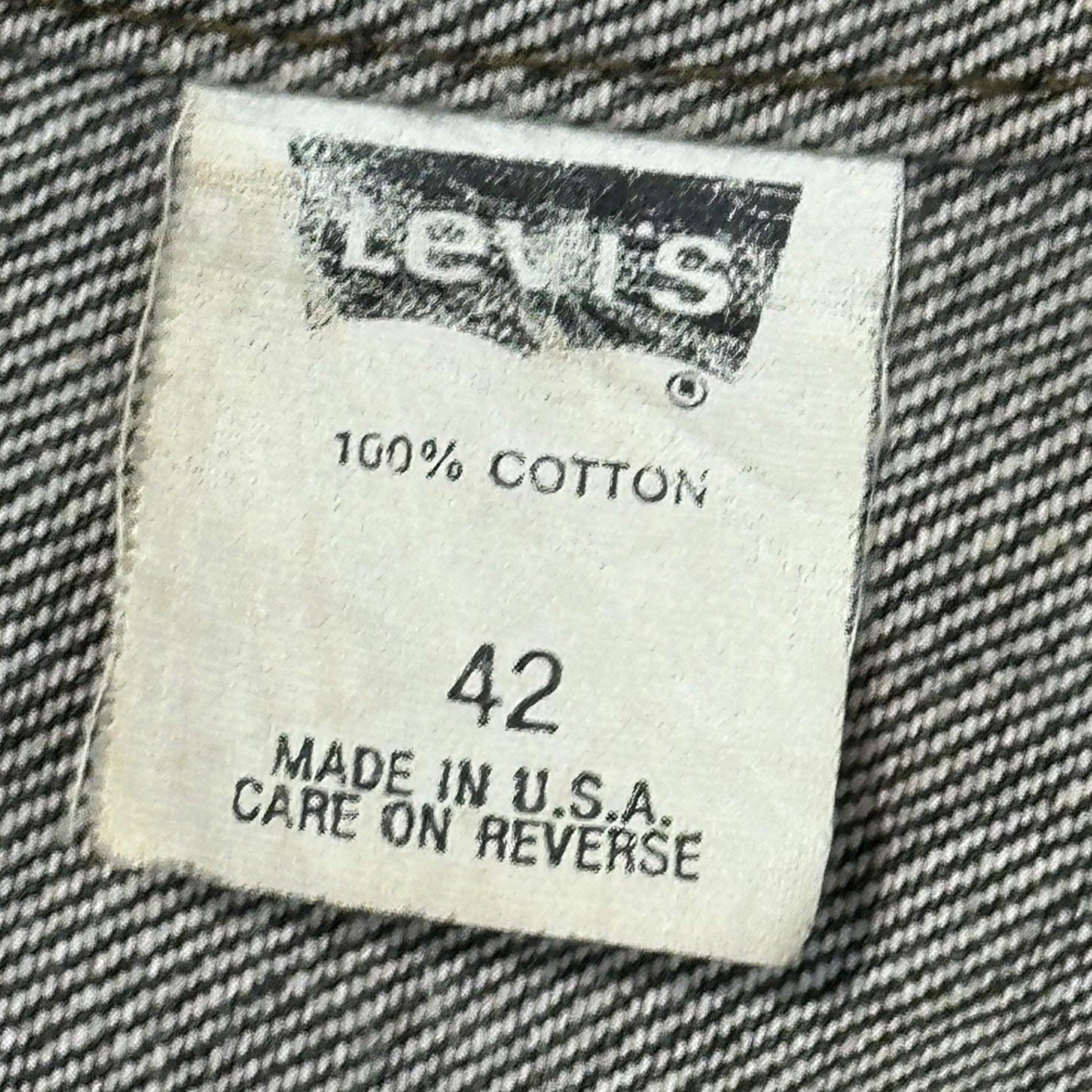 Levi's(リーバイス) 80's 70506 USA made Black Tracker Denim Jacket先染め ブラック トラッカー デニム ジャケット ワッペン 70506-0259 42R ブラック USA製 80年代 ヴィンテージ ボタン裏755
