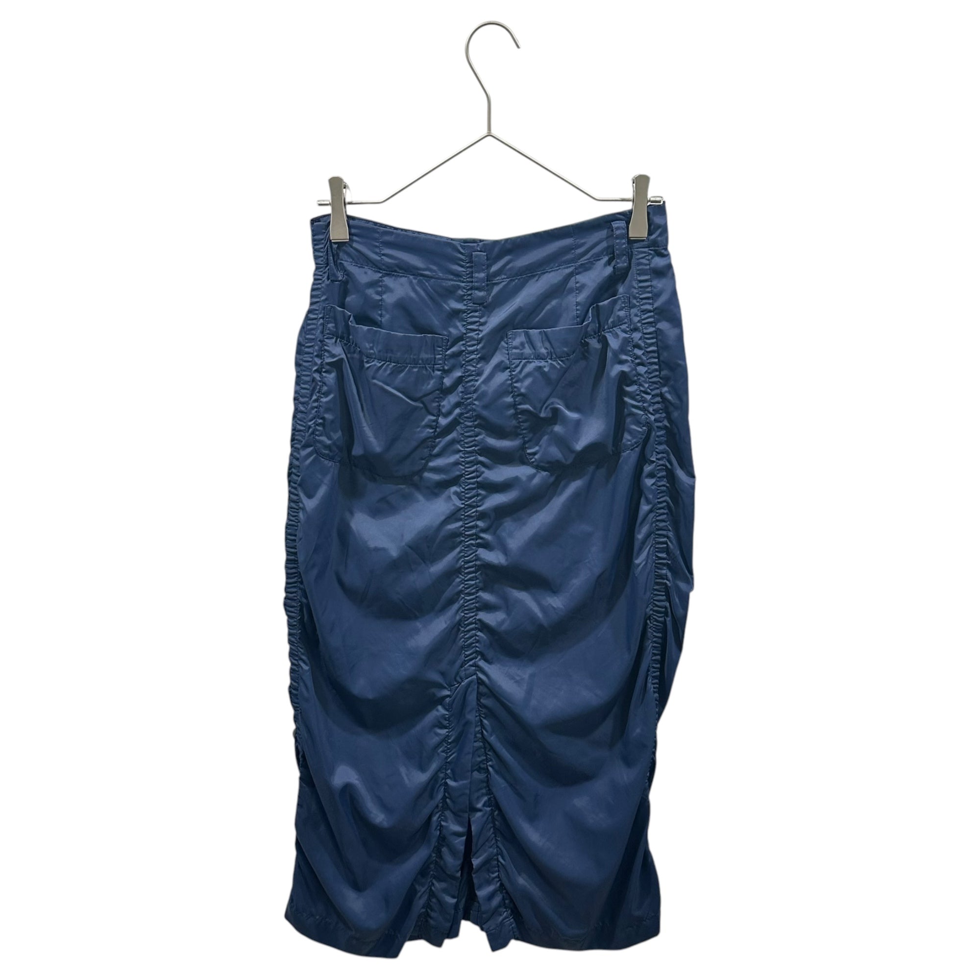 tricot COMME des GARCONS(トリココムデギャルソン) 2000AW Back-Slit Nylon Tech Skirt バックスリット ナイロン テック スカート TS-02050S S ブルー AD2000 00s アーカイブ