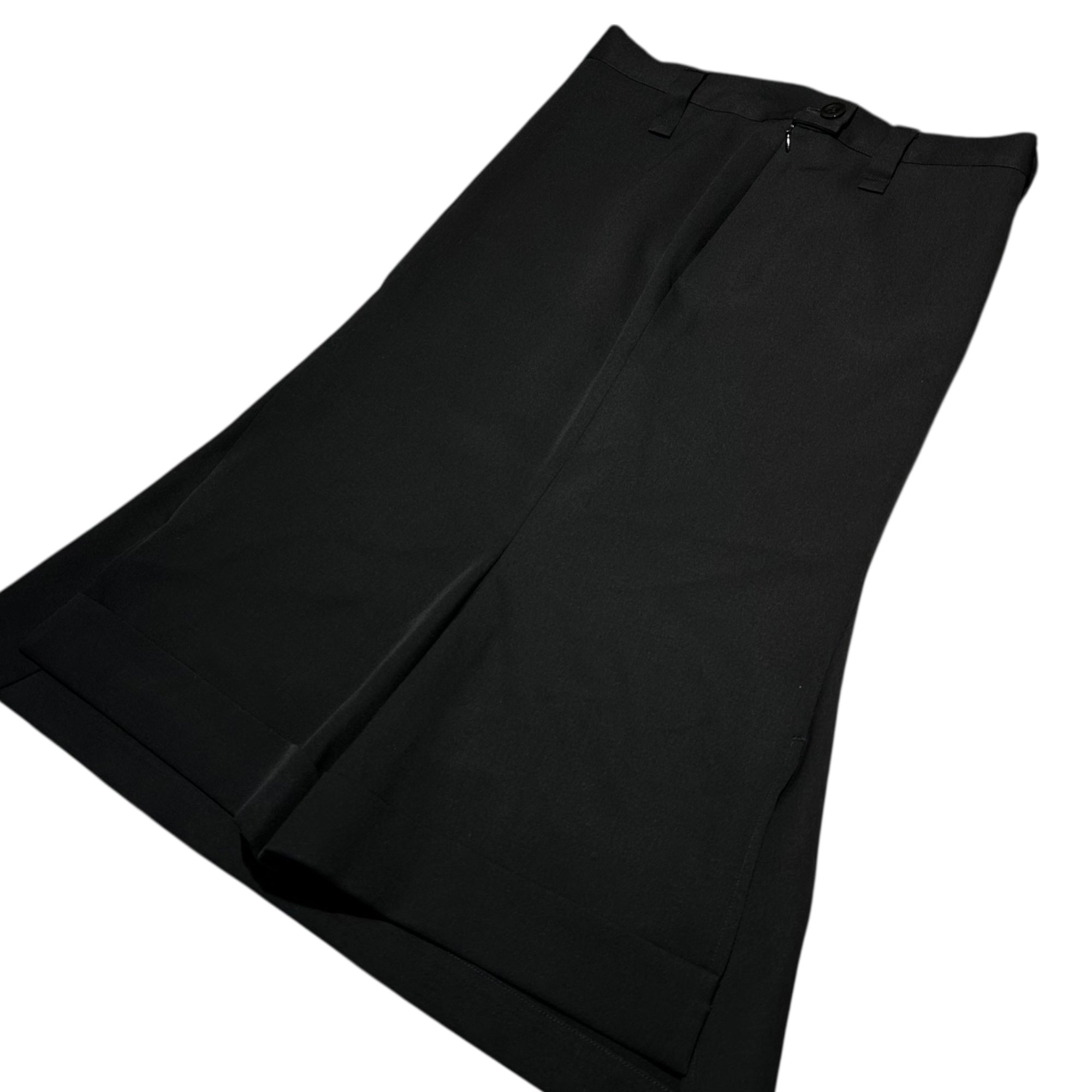 Y's(ワイズ) Dummy Pants Wool Skirt ダミー パンツ ウール スカート YL-S19-141 2(S～M程度) ブラック