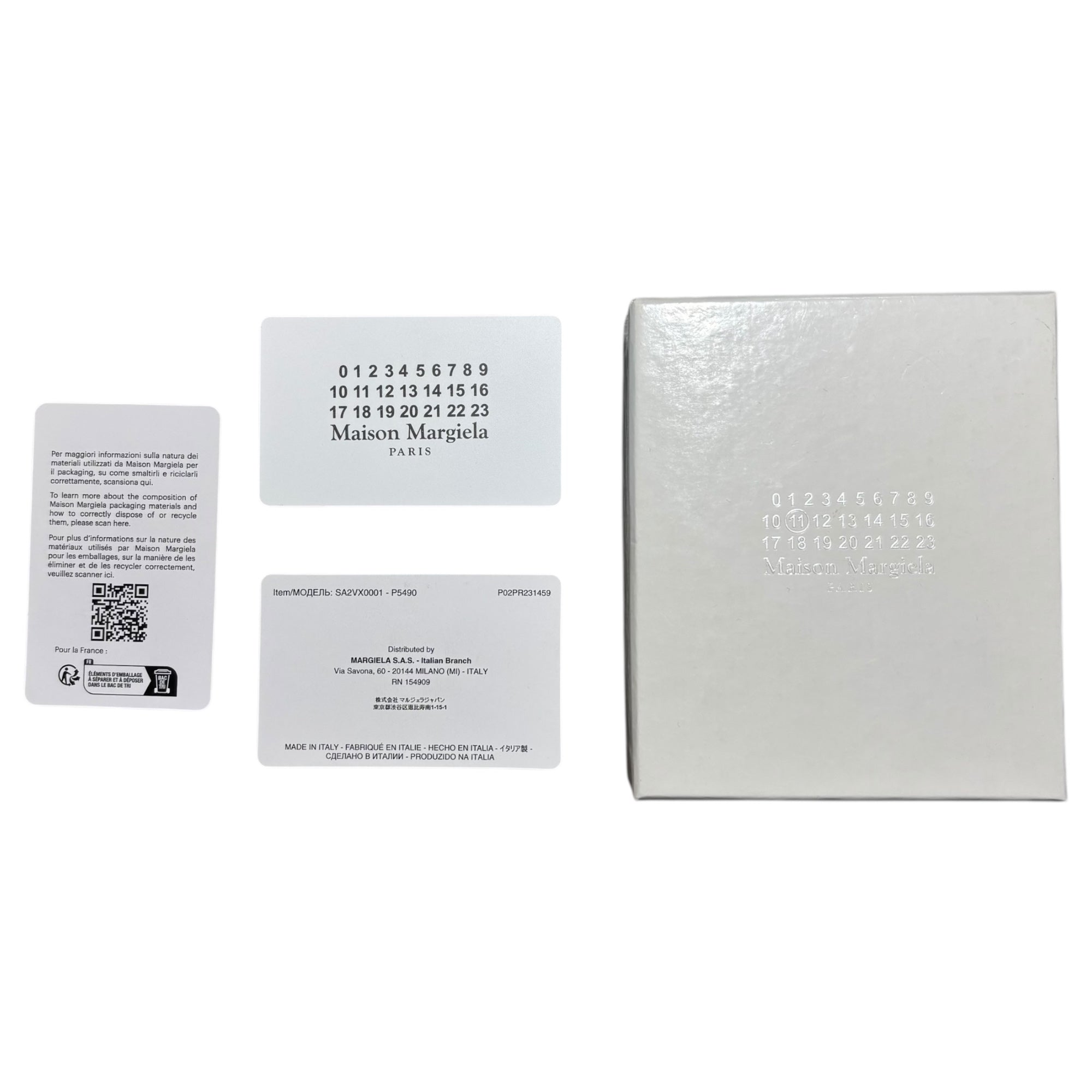 MAISON MARGIELA(メゾンマルジェラ) 24AW Crocodile Embossed Leather Card Case クロコ 型押し レザー カード ケース SA2VX0001 ブラック