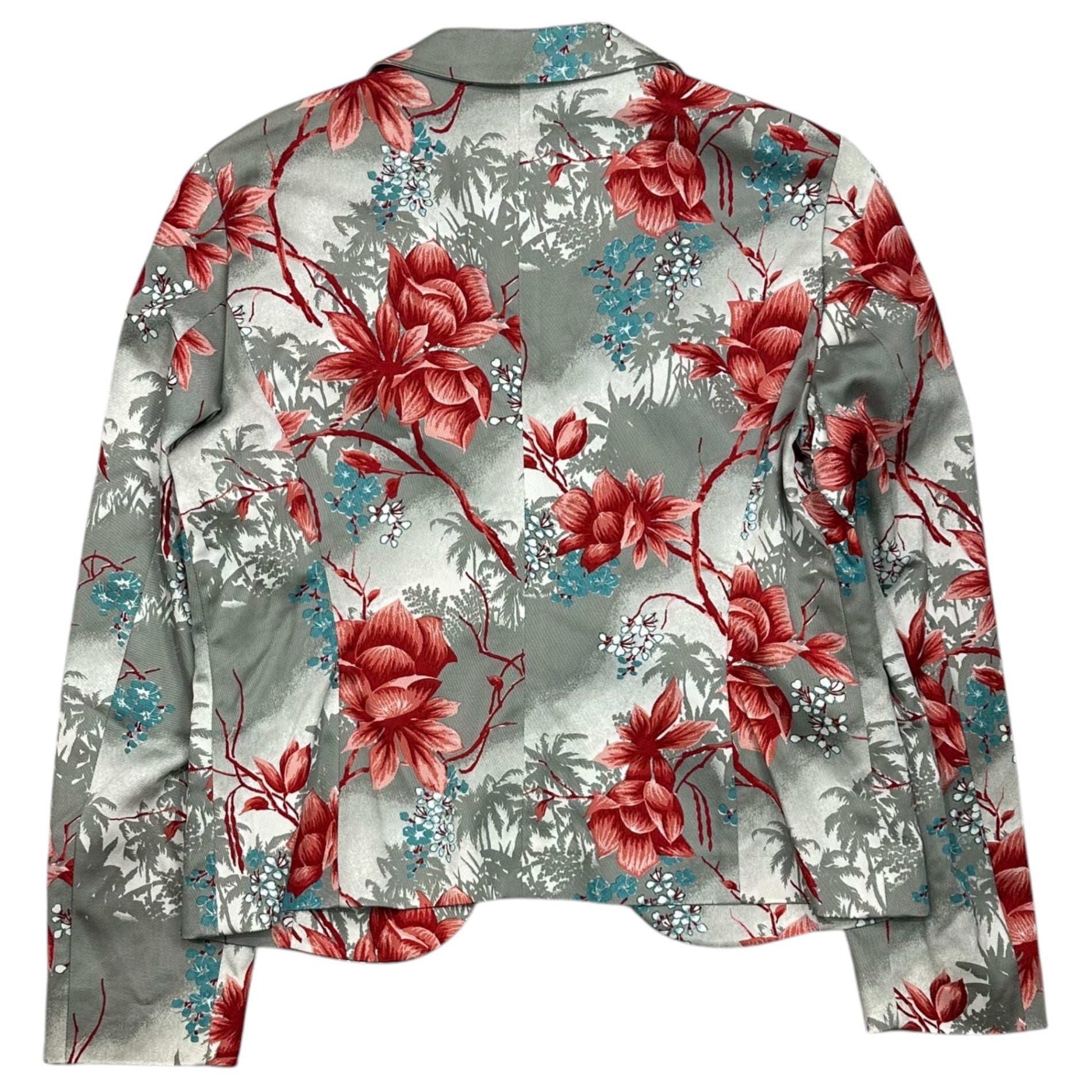 ETRO(エトロ) Old Floral Print Set Up オールド 花柄 プリント セットアップ 46 グレー×レッド