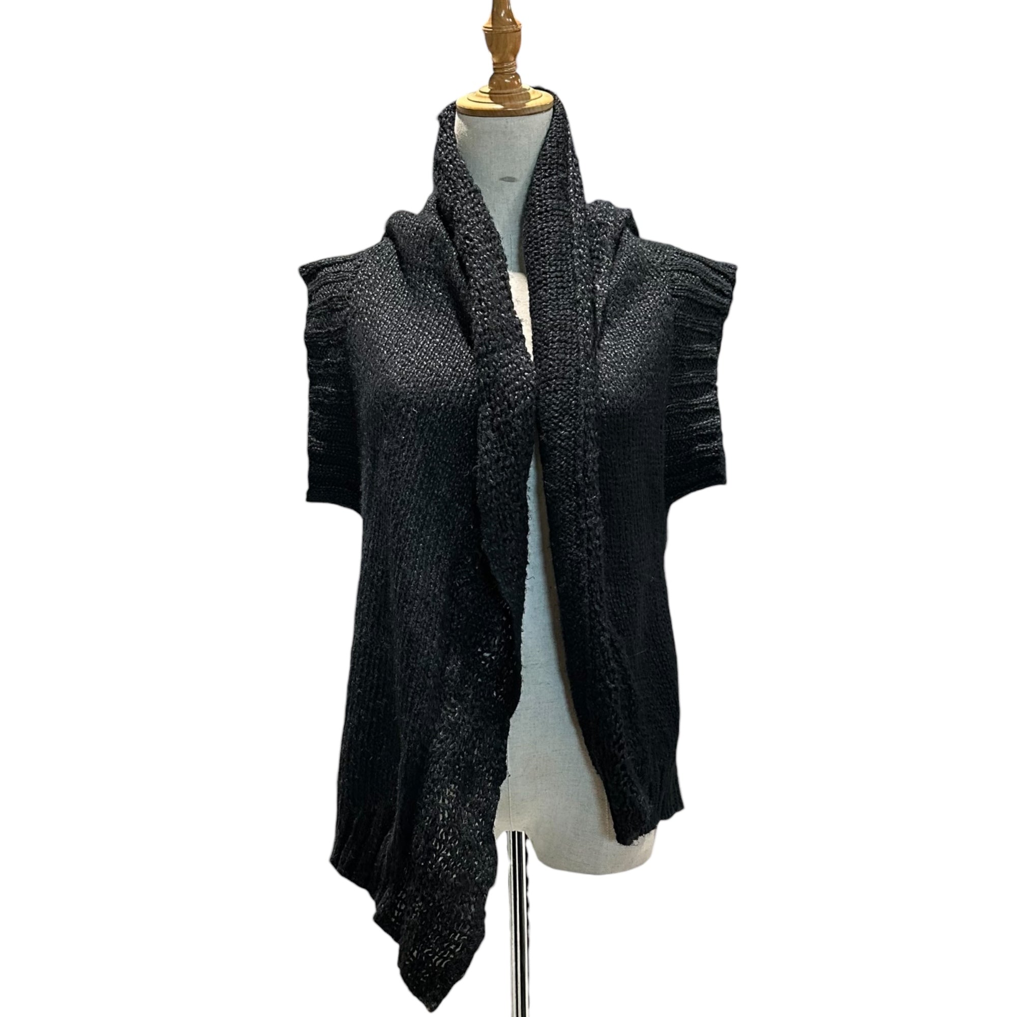 Y's(ワイズ) 00's Loose-knit Short-Sleeve Knit Bolero Cardigan ローゲージ 半袖 ニット ボレロ カーディガン 3 ブラック