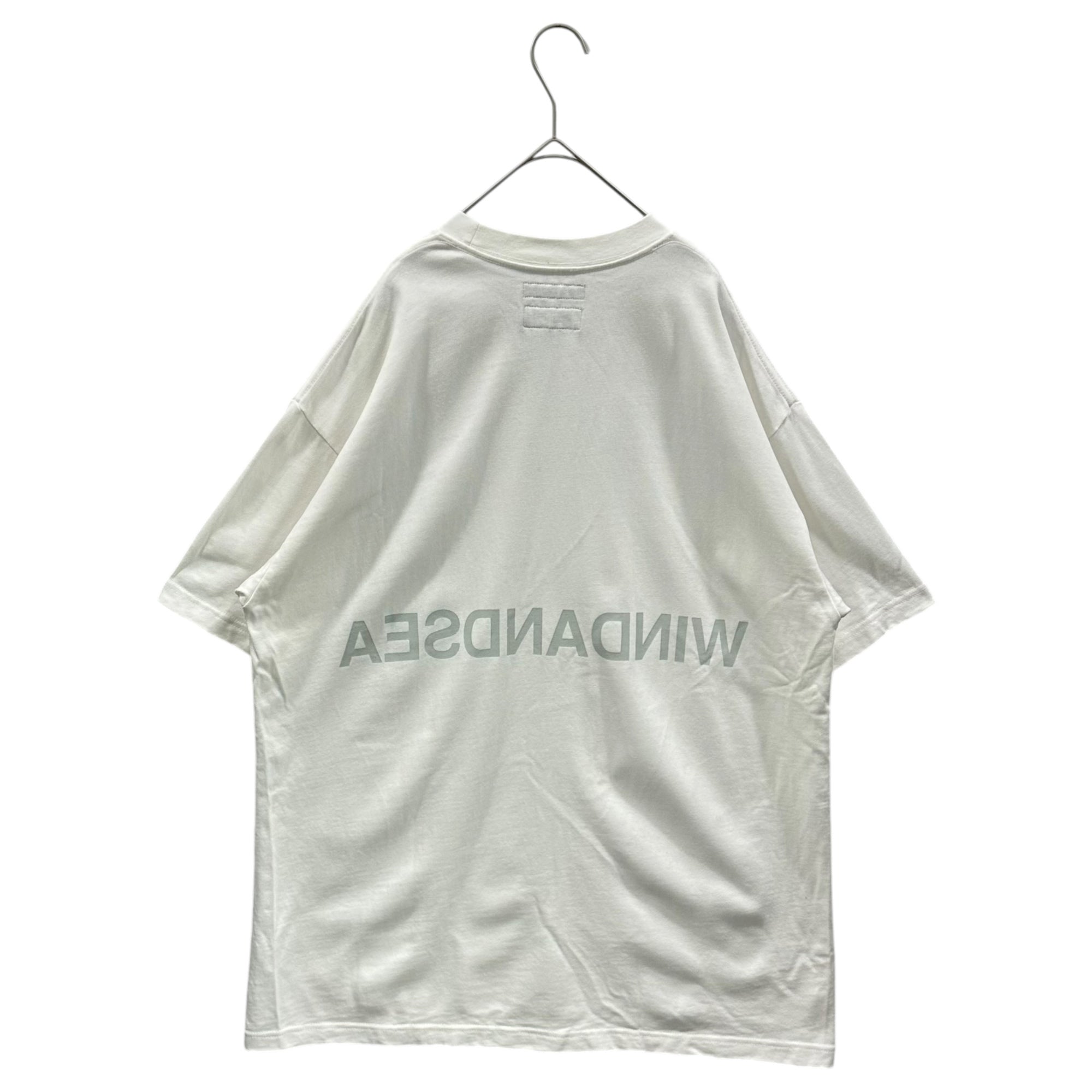 NEIGHBORHOOD × WIND AND SEA (ネイバーフッド×ウィンダシー)  22ss Short-sleeved T-shirt with chest pocket 胸ポケット 半袖 Tシャツ 221FRWSN-STM04S XL ホワイト