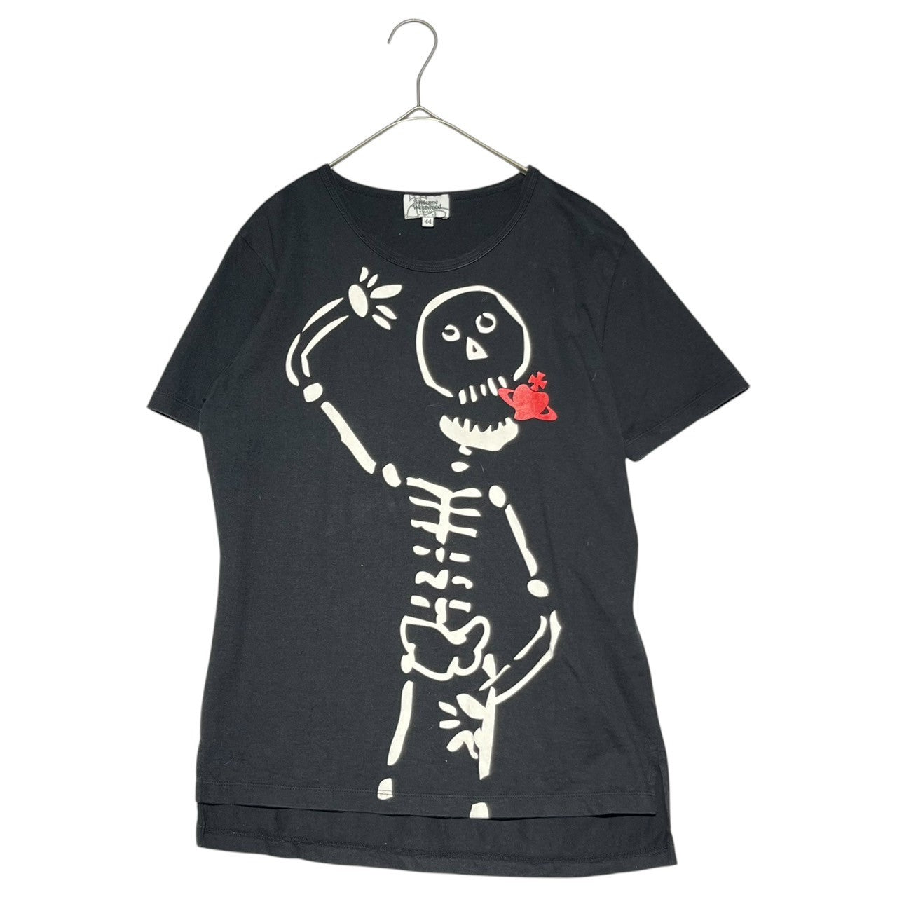 Vivienne Westwood MAN(ヴィヴィアンウエストウッドマン) skull orb t-shirt スカル オーブ Tシャツ VM-M1-87439 44(S) ブラック