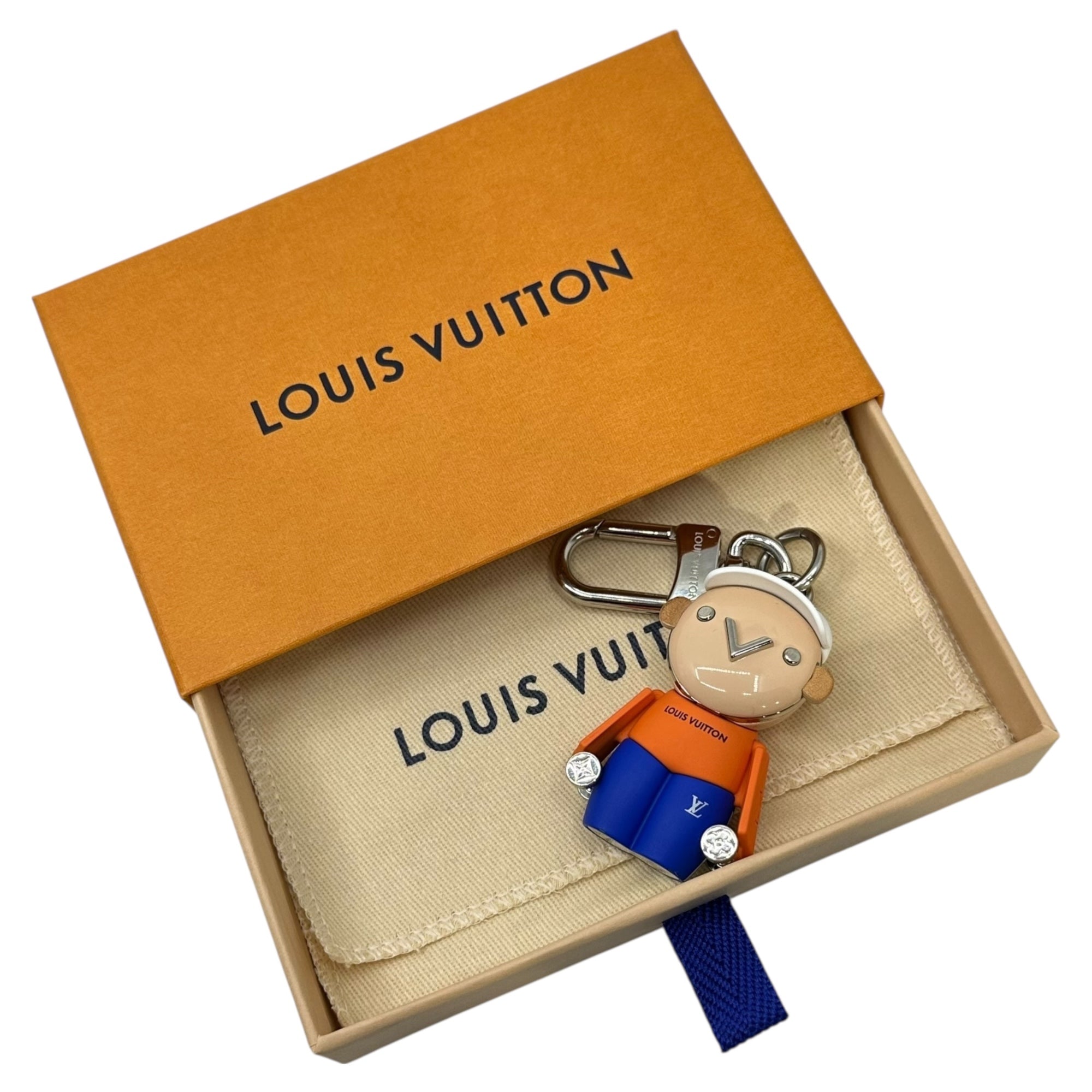 LOUIS VUITTON(ルイヴィトン) Gaston Bag Charm ガストン バッグ チャーム M01197 マルチカラー 2023年製 DI1253 キーホルダー