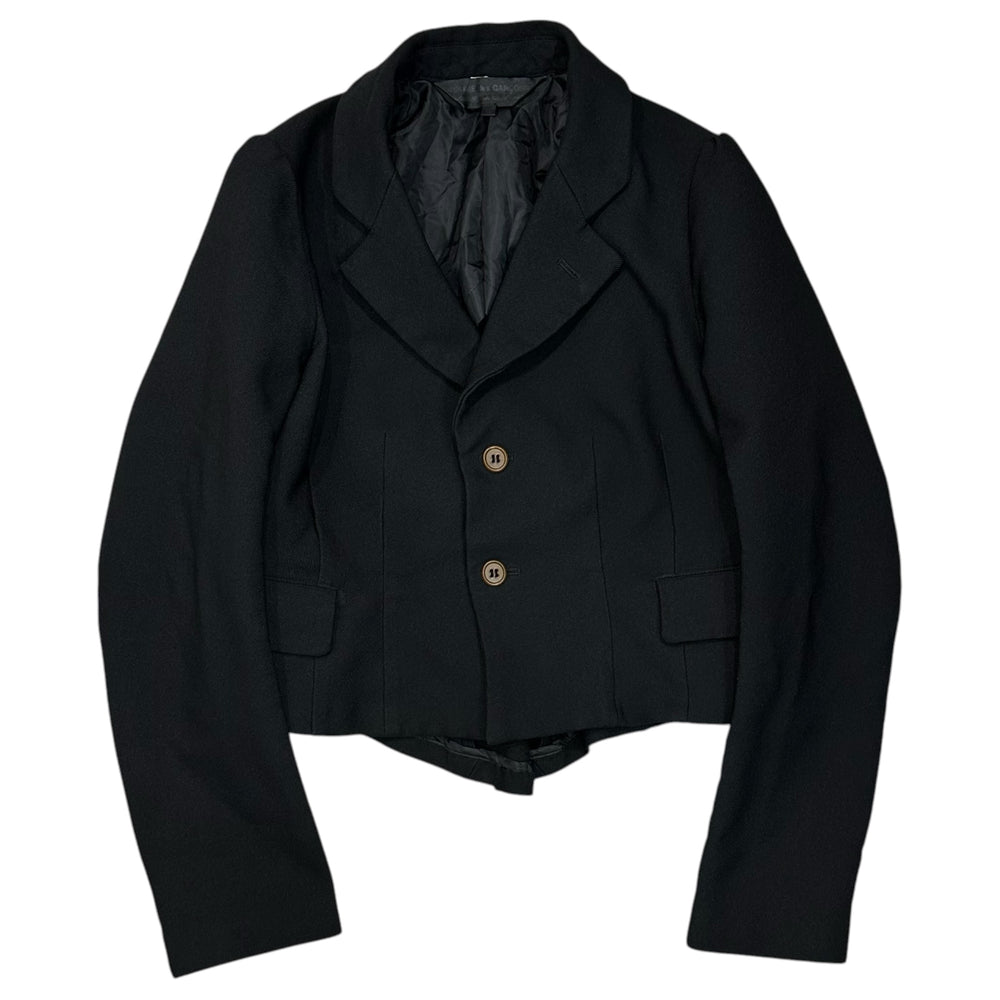 COMME des GARCONS COMME des GARCONS(コムデギャルソンコムデギャルソン) 2018AW Polyester Felted Short-Length Jacket ポリ 縮絨 ショートレングス ジャケット RB-J024 S ブラック AD2018