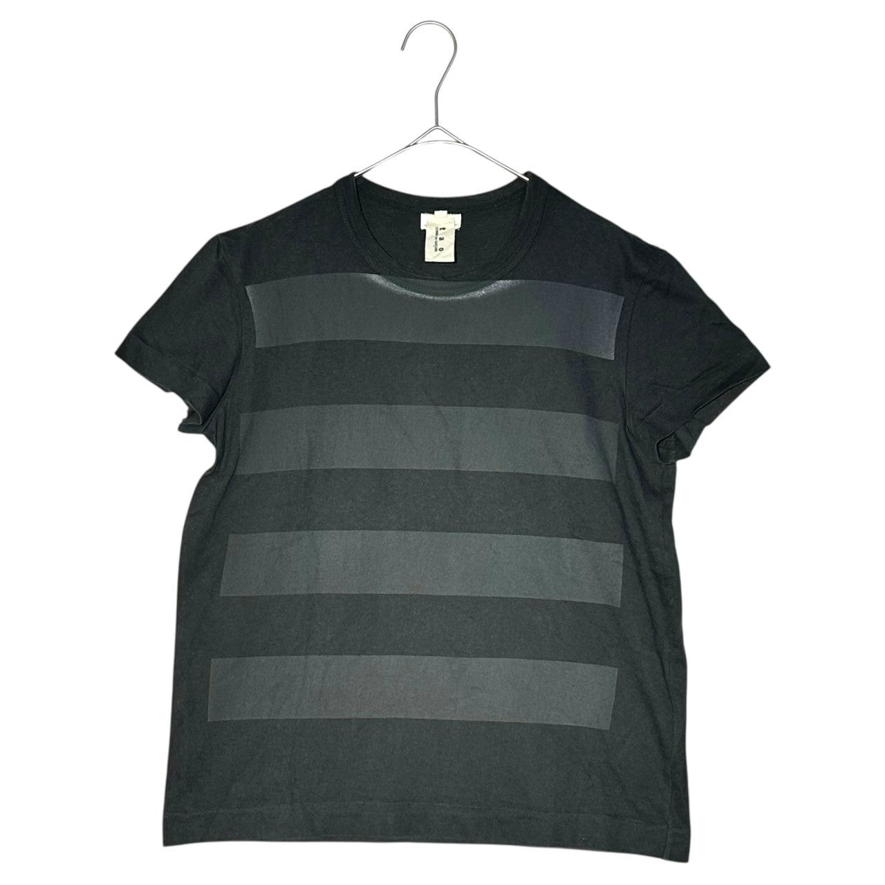 TAO COMME des GARCONS(タオコムデギャルソン) 07AW Black Border Crew Neck T-Shirt ブラック ボーダー クルーネック Tシャツ 3T-T055 M ブラック AD2007