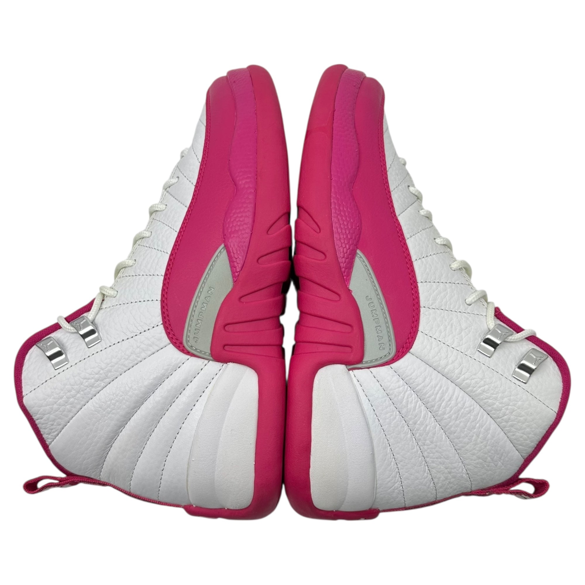 NIKE(ナイキ) GS Air Jordan 12 Retro "Dynamic Pink" エアジョーダン12 レトロ ダイナミックピンク ハイカット スニーカー 510815-109 24.0cm ホワイト×ピンク