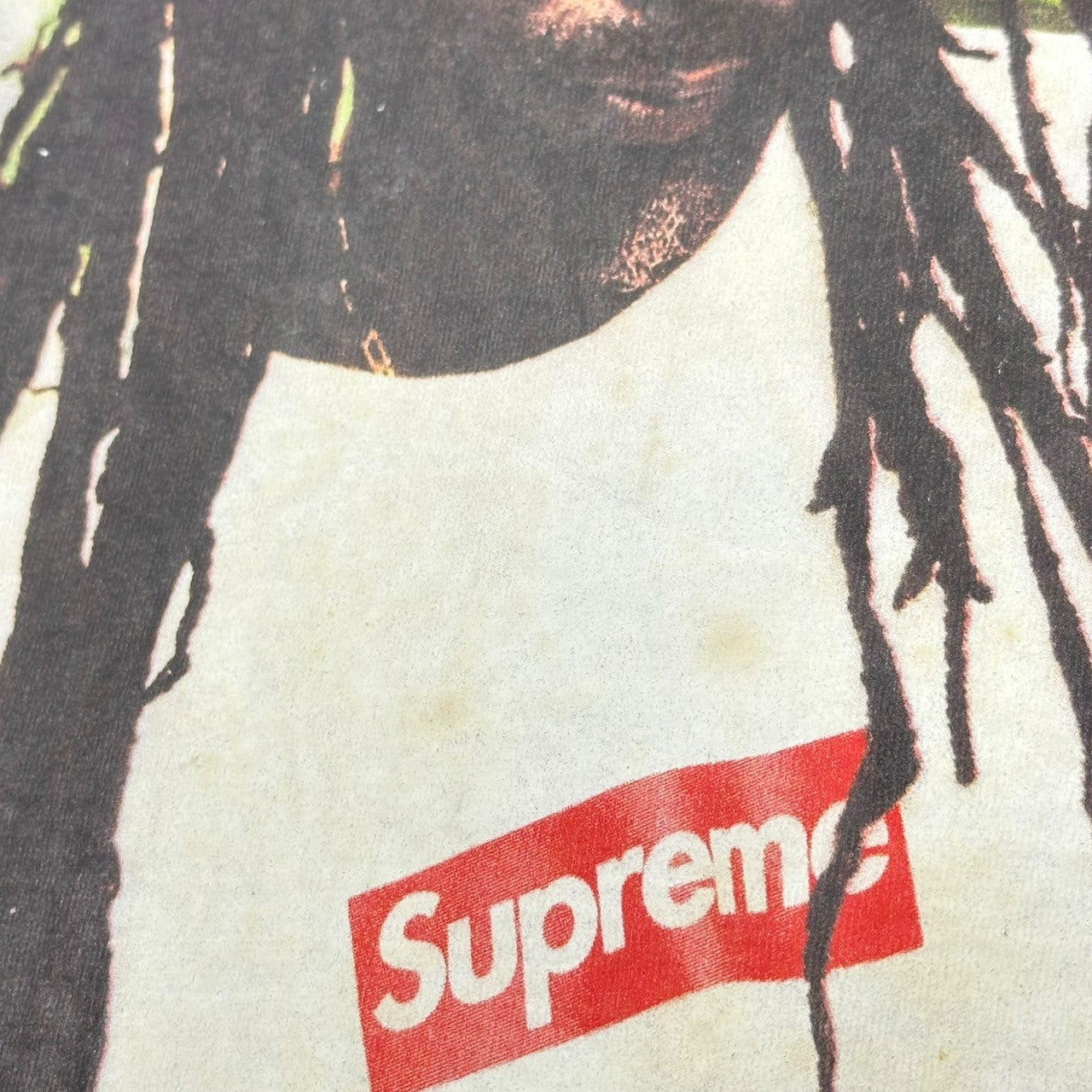 SUPREME(シュプリーム) 19SS Supreme Buju Banton Tee ブシュバントン フォトプリント 半袖 Tシャツ L ブラック