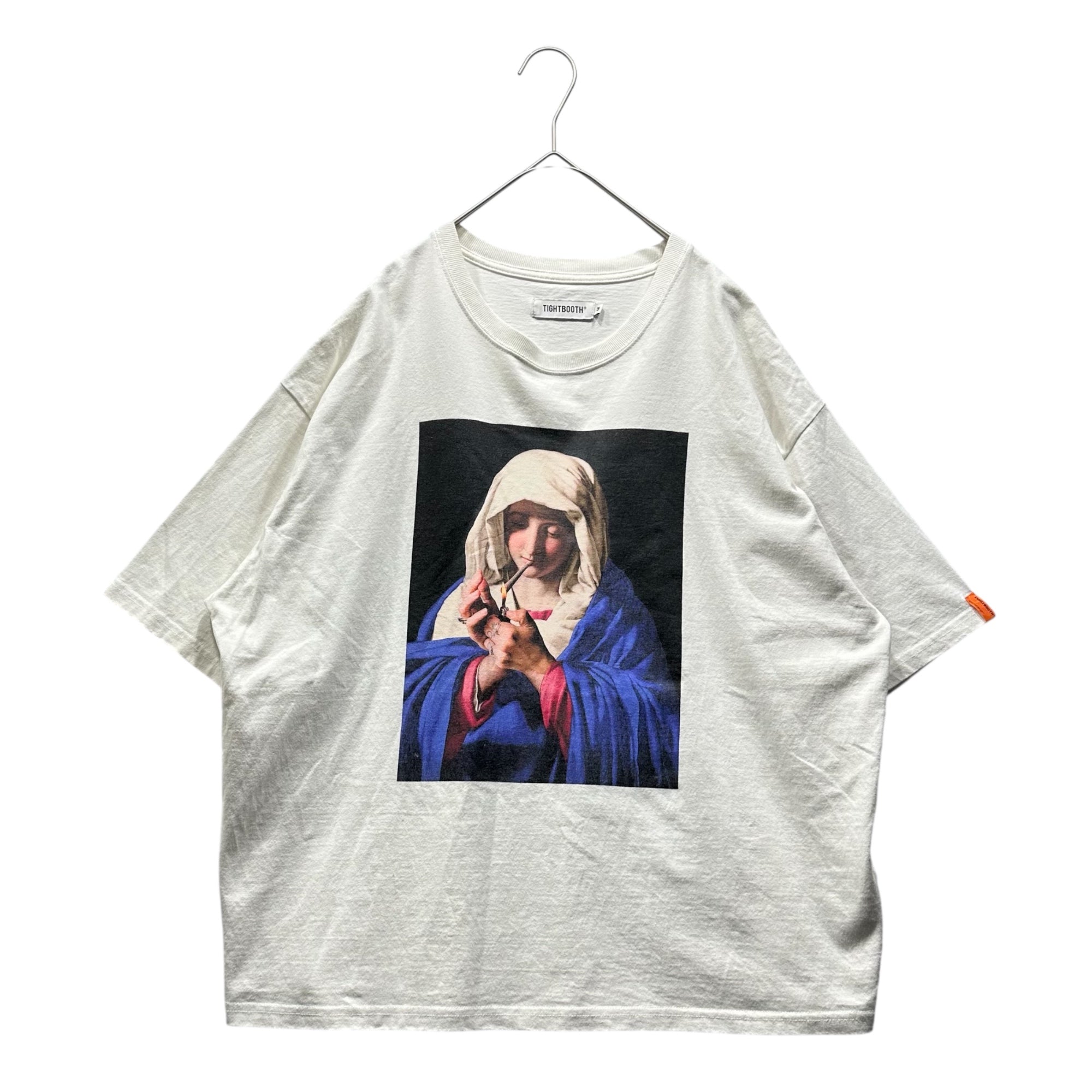 TIGHTBOOTH(タイトブース) SMOKE UP SON T-SHIRT スモークアップ サン Tシャツ M ホワイト