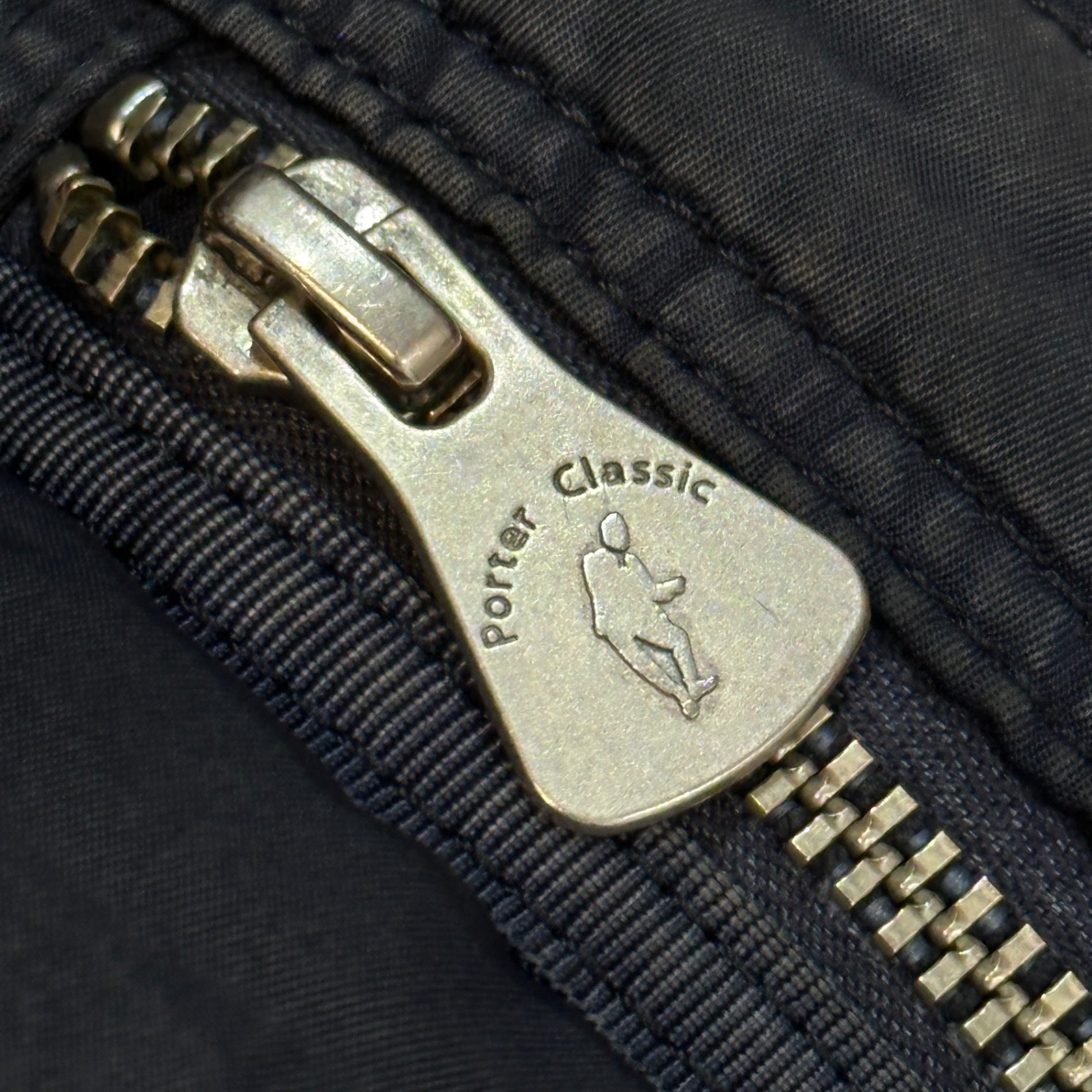 Porter Classic(ポータークラシック) SUPER NYLON HELMET CASE L スーパー ナイロン ヘルメット ヘース CP-015-191 L ブルー 2WAY ショルダー バッグ ヴィンテージ加工
