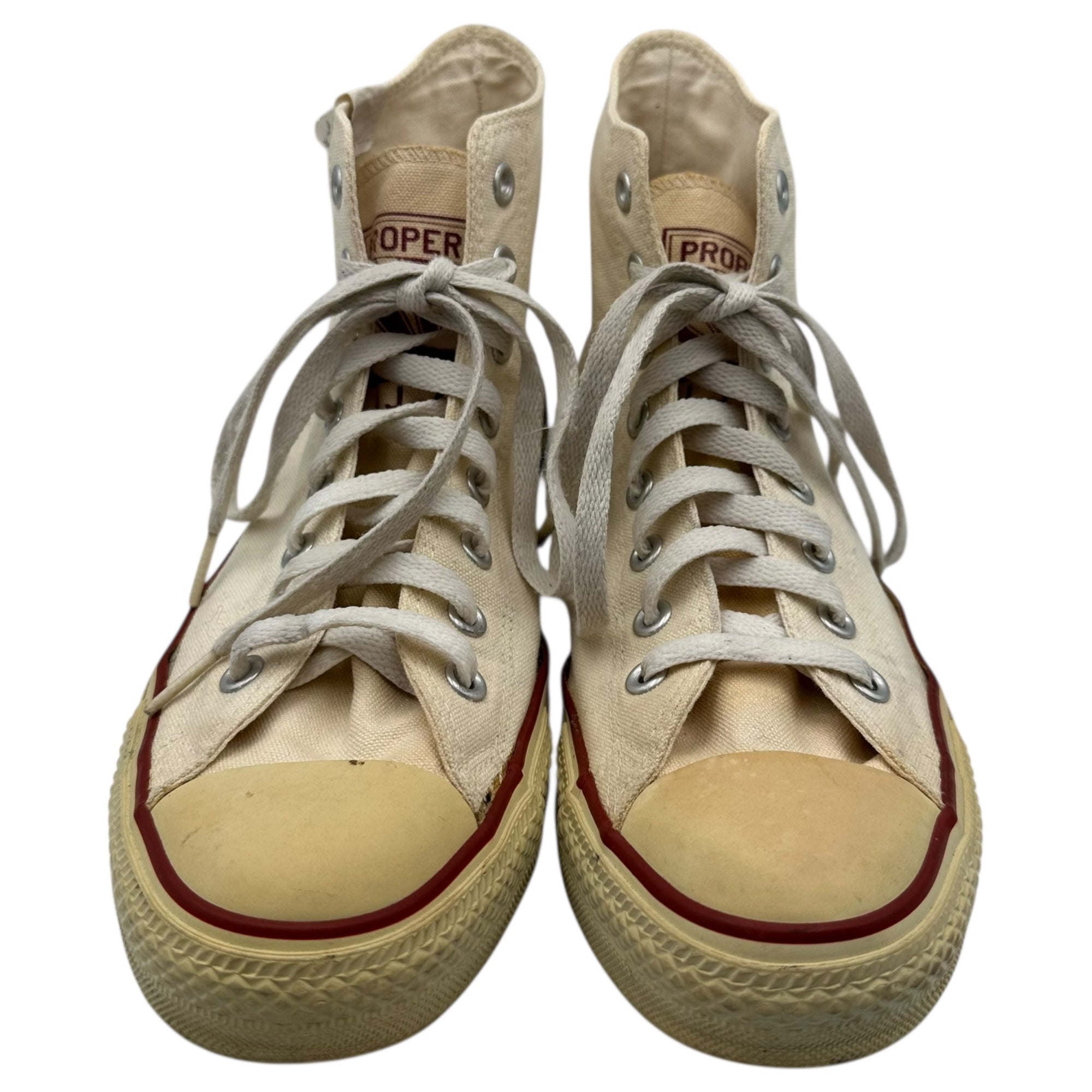 CONVERSE × KAMIKAZE(コンバース × カミカゼ) High-top All-Star Sneakers ハイカット オールスター スニーカー 27.5cm オフホワイト 原宿カミカゼリメイク