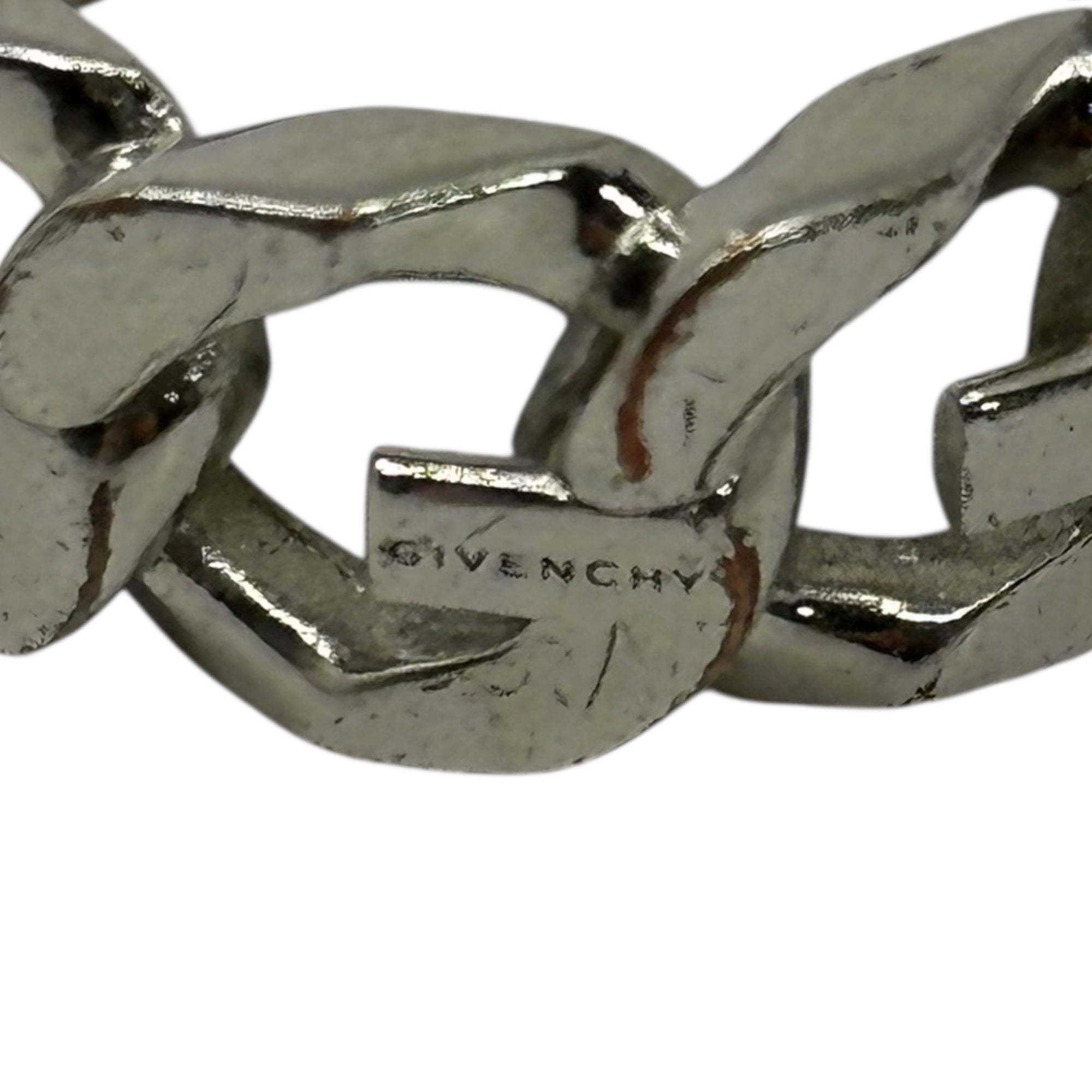 GIVENCHY(ジバンシィ) G CHAIN RING G チェーン リング BF30CDF003 18.5号 シルバー 指輪 箱付