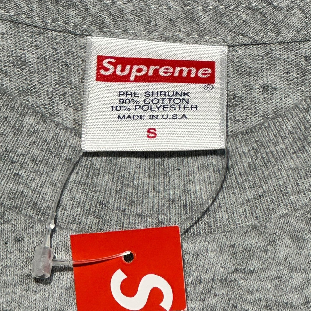 SUPREME(シュプリーム) 19AW Bandana Box Logo Tee バンダナ ボックス ロゴ Tシャツ S グレー