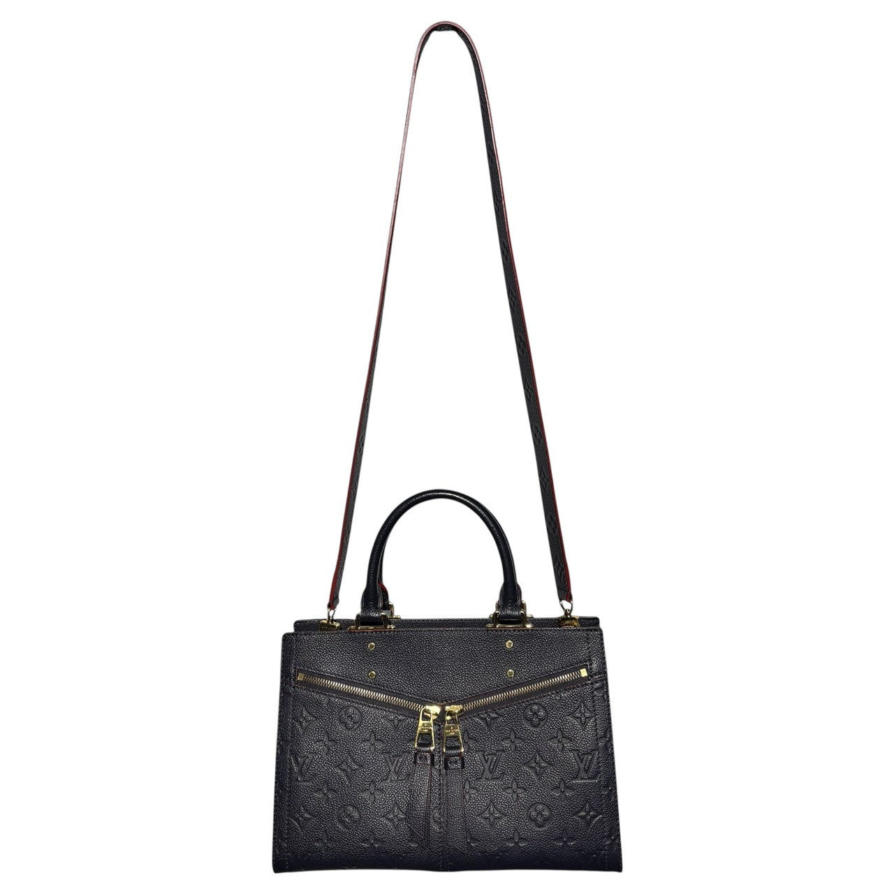 LOUIS VUITTON(ルイヴィトン) スリー PM モノグラム アンプラント マリーヌルージュ M54195 ネイビー×レッド TR3139 2WAY ショルダーバッグ