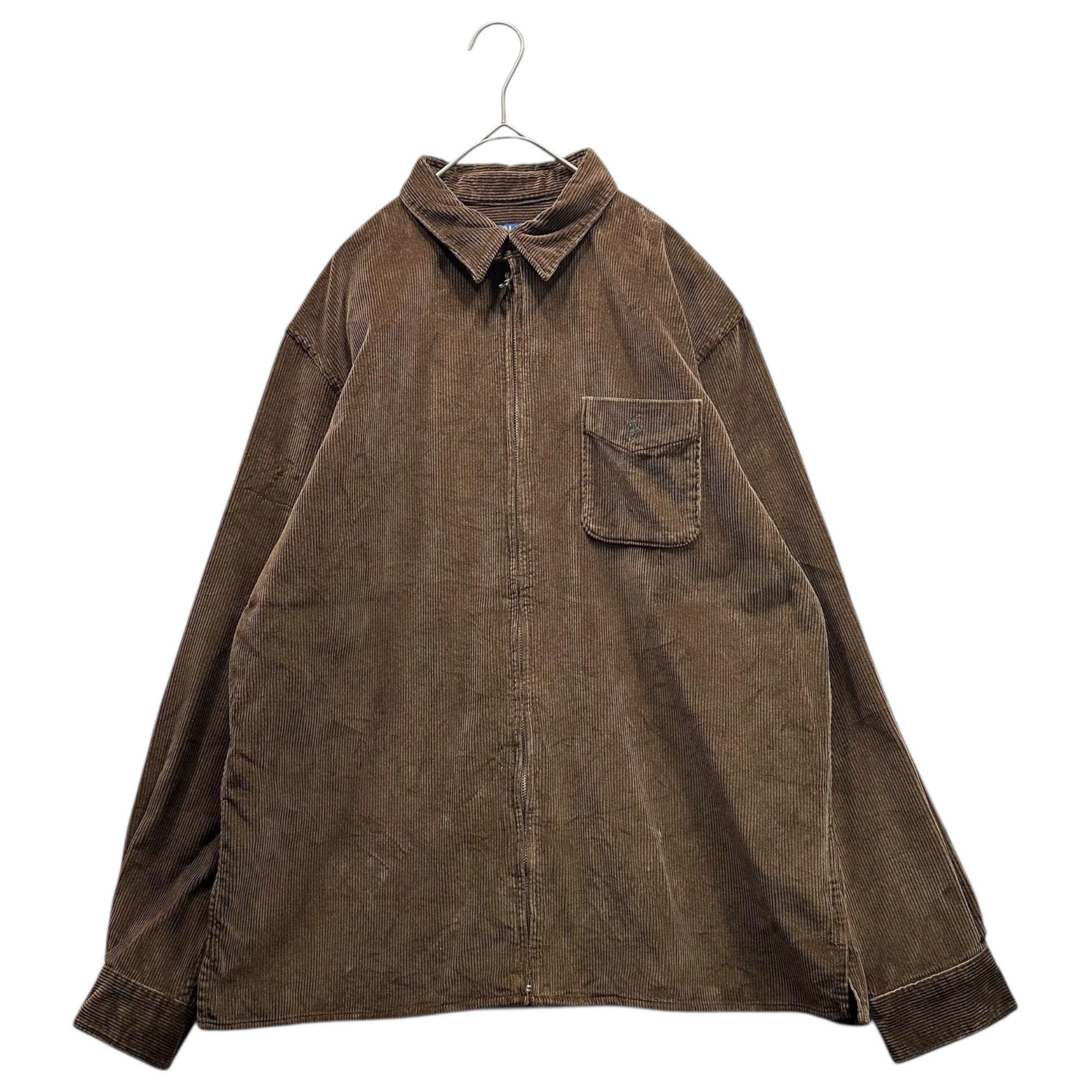 POLO RALPH LAUREN(ポロラルフローレン) Corduroy Zip-Up Swing Top Jacket コーデュロイ ジップアップ スイングトップ ジャケット L ブラウン