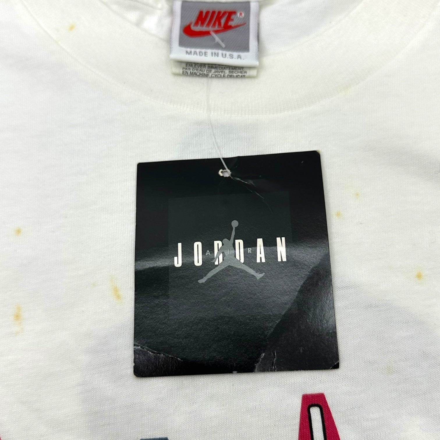 NIKE(ナイキ) 90's AIR JORDAN 23 ジョーダン シルエット Tシャツ 134362-100 L ホワイト 90年代 ヴィンテージ デッドストック