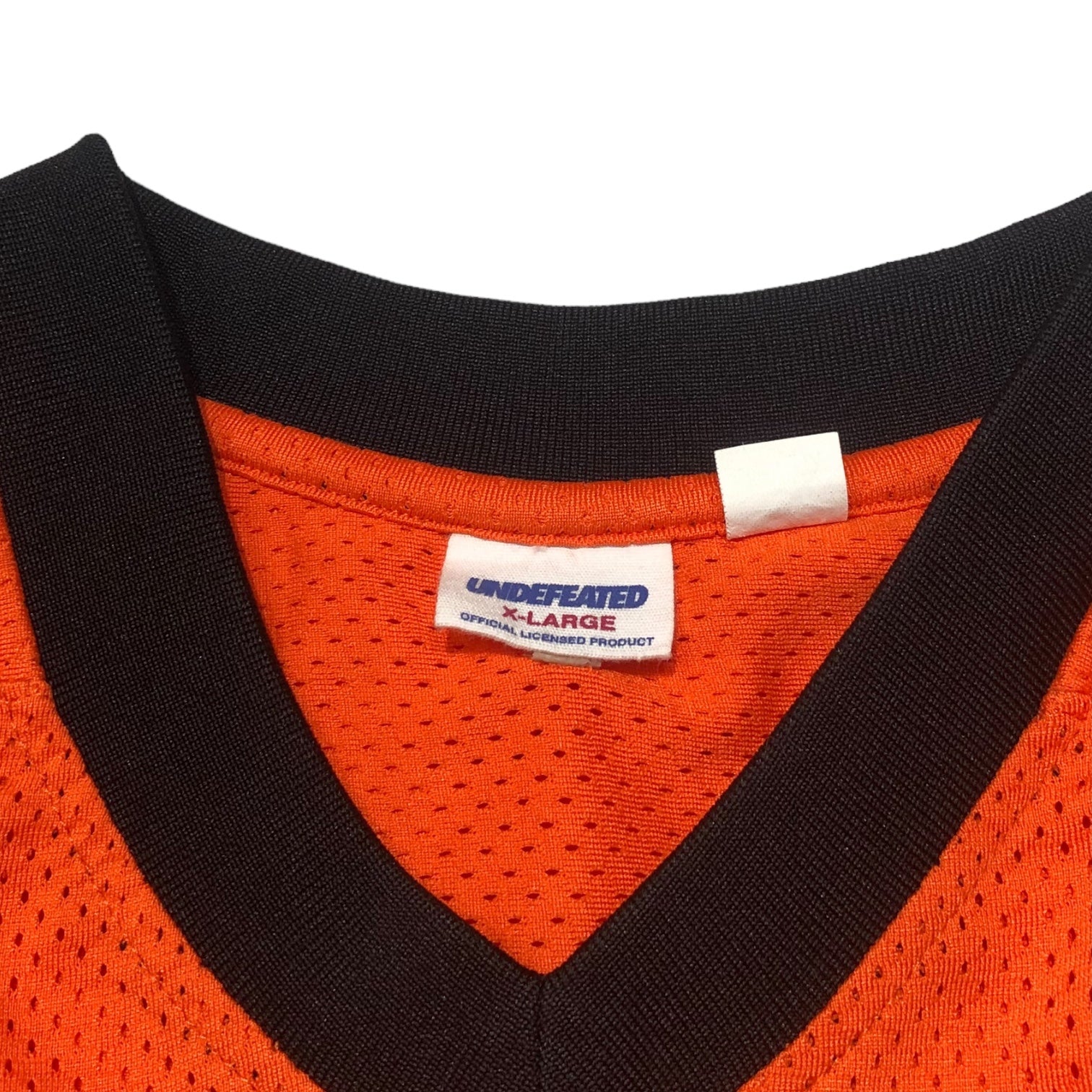 UNDEFEATED(アンディフィーテッド) mesh hockey shirt メッシュ ホッケーシャツ XL オレンジ