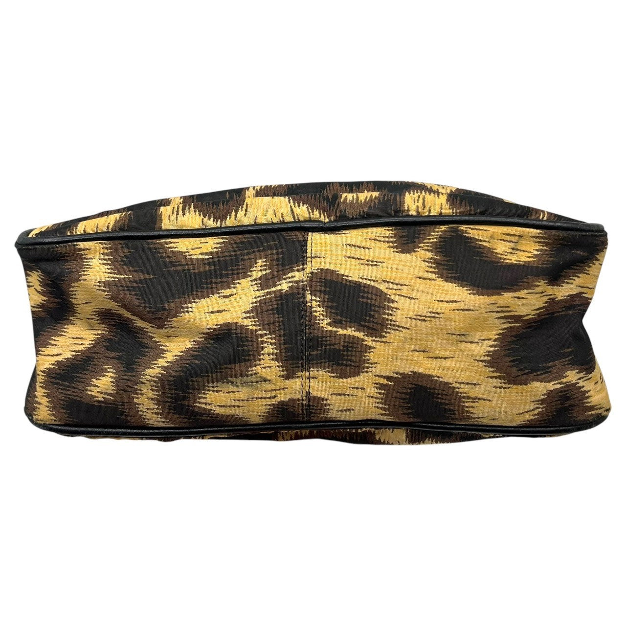 Vivienne Westwood(ヴィヴィアンウエストウッド) Orbro logo leopard shoulder bag オーブ ロゴレオパード ショルダー バッグ ブラウン×ブラック