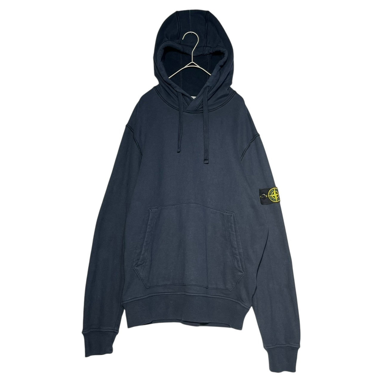 STONE ISLAND(ストーンアイランド) 22AW Garment dye pullover hoodie ガーメント ダイ プルオーバー パーカー 771564120 S ダークネイビー フーディー