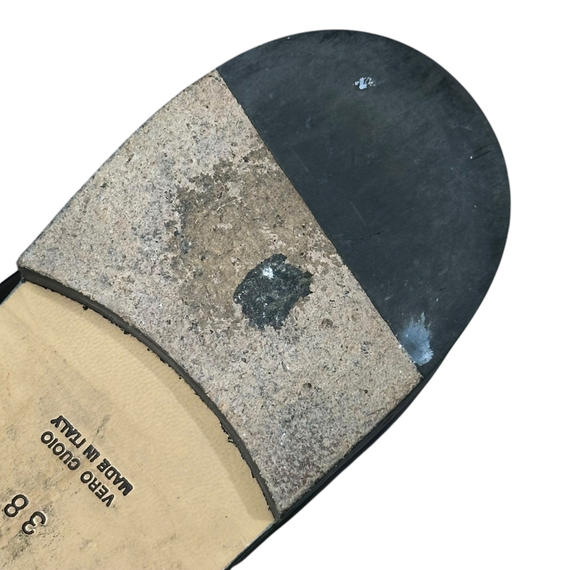 MAISON MARGIELA(メゾンマルジェラ) TABI COIN LOAFER - High-Shine Leather 足袋 ローファーハイシャイン レザー 38(24cm程度) ブラック タビ