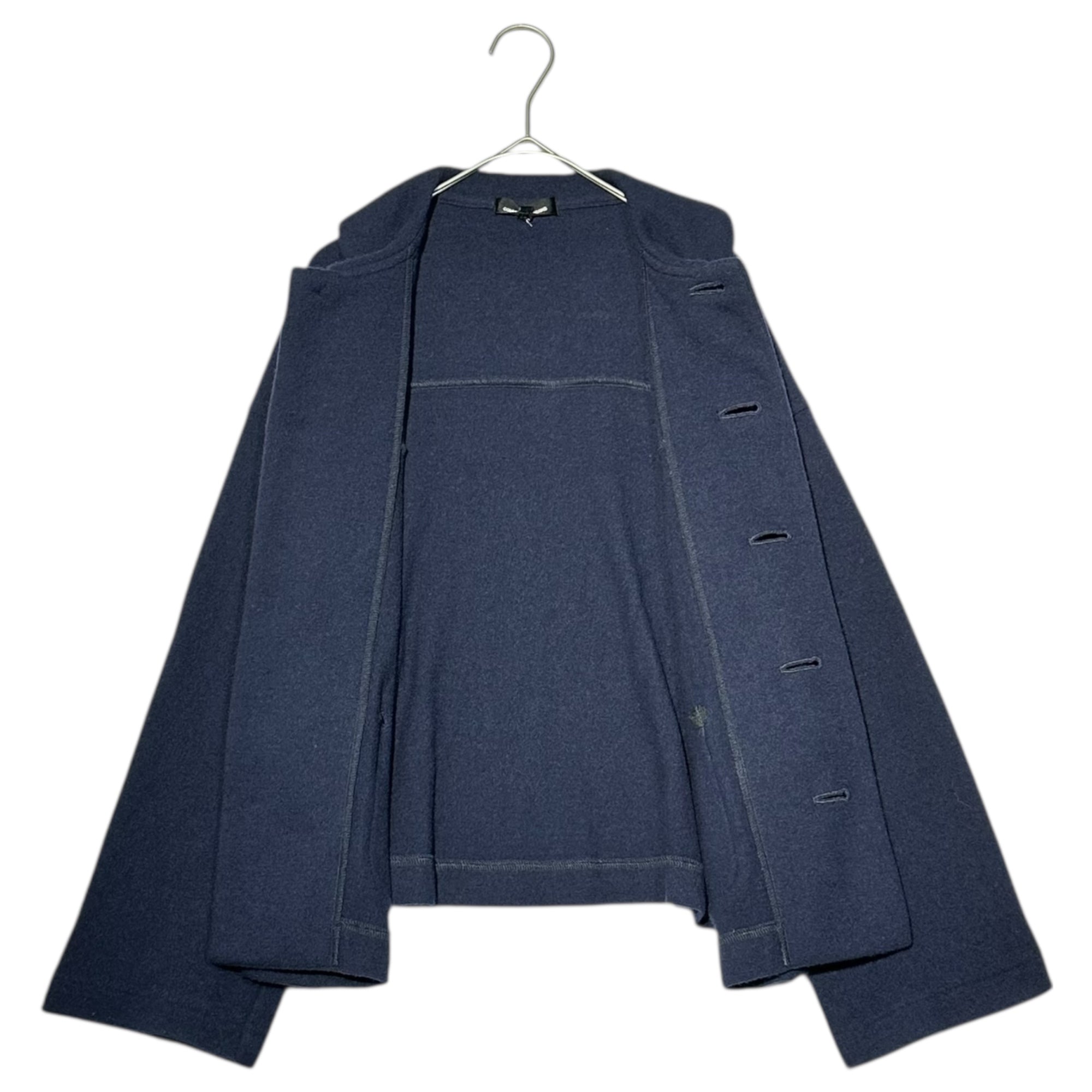 tricot COMME des GARCONS(トリココムデギャルソン) 14AW Round Collar Wool 5-Button Jacket 丸襟 ウール 5ボタン ジャケット TN-T002 M ネイビー AD2014
