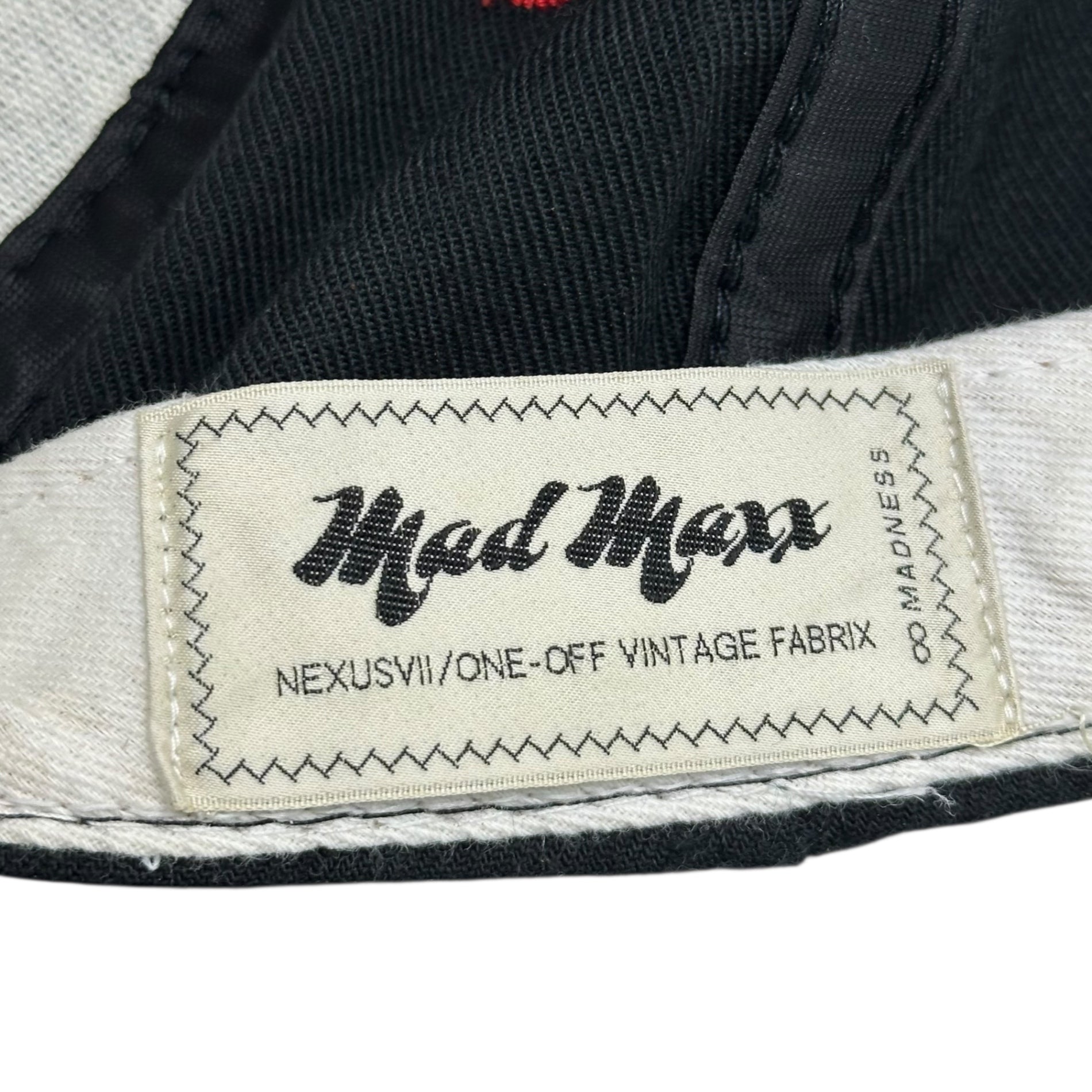 NEXUSVII(ネクサスセブン) 25SS MADMAXX New Era Vintage Snapback Cap マッドマックス ニューエラ ヴィンテージ スナップバック キャップ ブラック×レッド NEXUS7