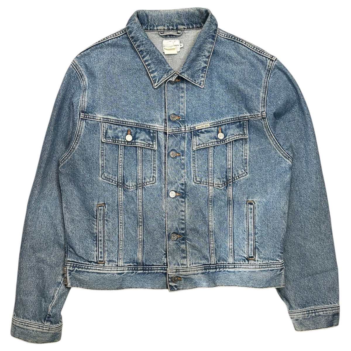 Calvin Klein Jeans(カルバンクラインジーンズ) Over Sized Denim Jacket オーバーサイズ デニム ジャケット XL ライトインディゴ