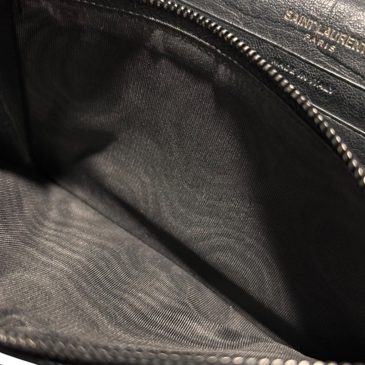 SAINT LAURENT(サンローラン) Monogram large flap wallet モノグラム ラージ フラップ ウォレット CFR556252 ブラック 財布 長財布 レザー ロゴ 箱付