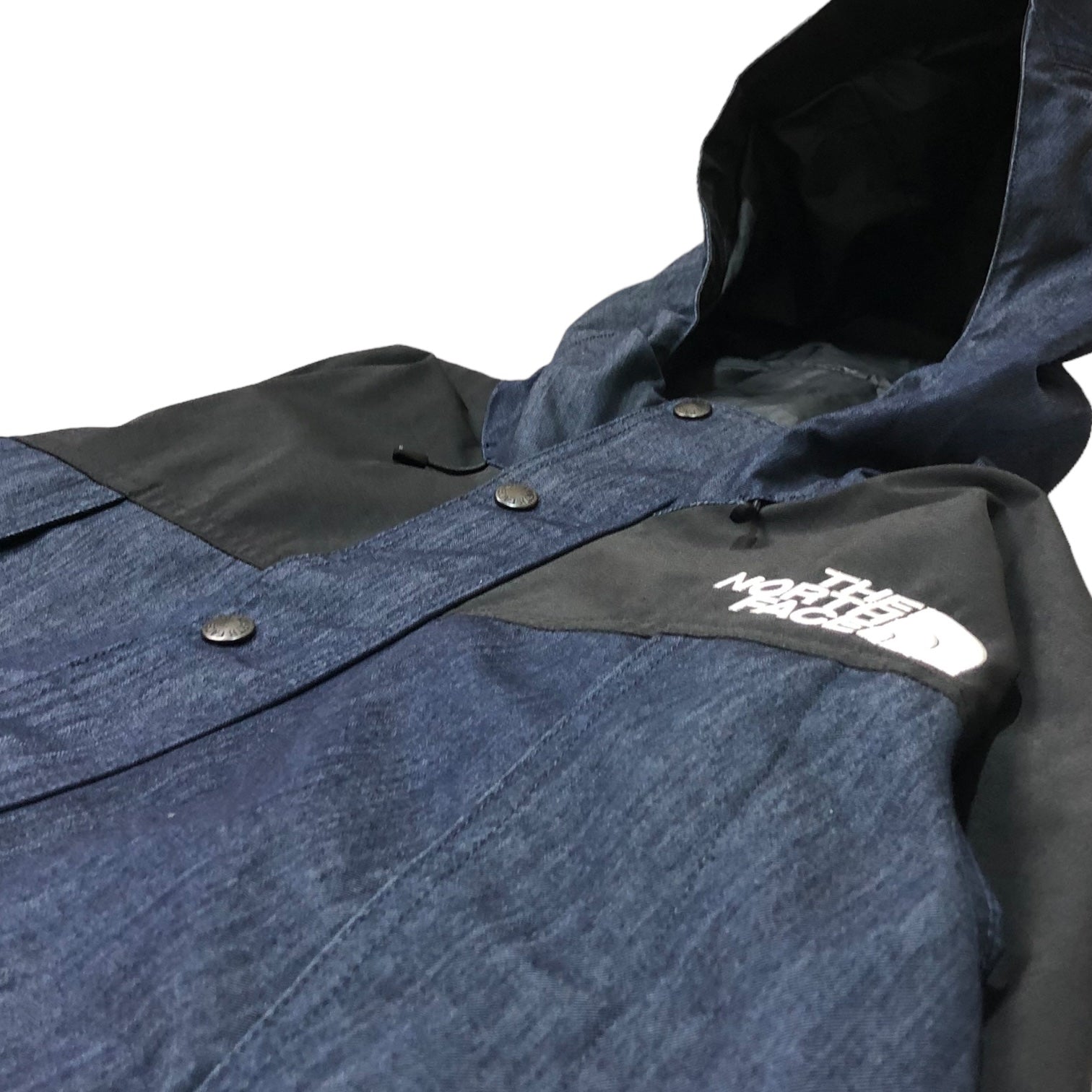 THE NORTH FACE(ノースフェイス) MOUNTAIN LIGHT DENIM JACKET マウンテンライト デニム ジャケット  NP12032 L インディゴ×ブラック マウンテンパーカー