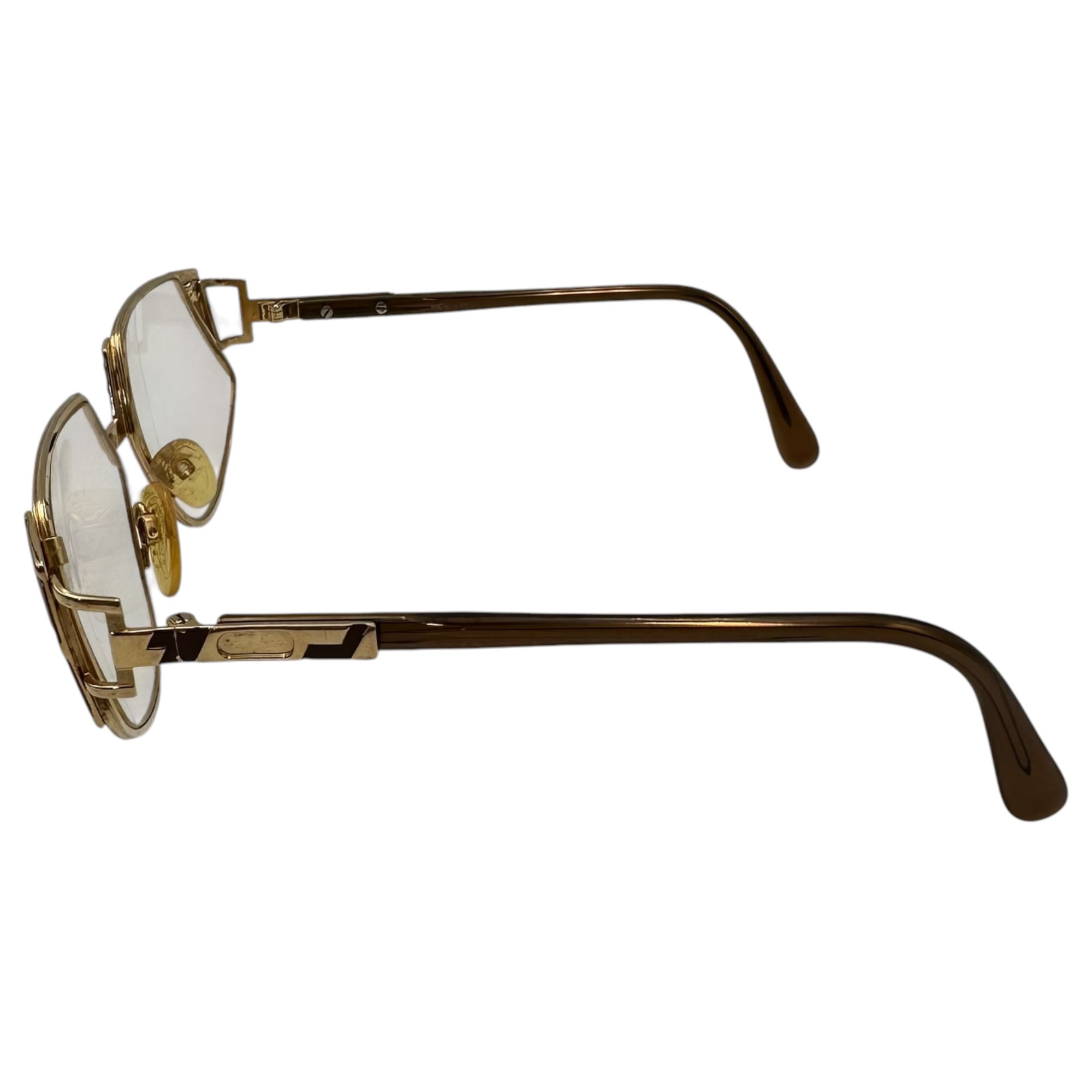 CAZAL(カザール) Design Frame Sunglasses デザイン フレーム サングラス MOD.238 ゴールド×クリア
