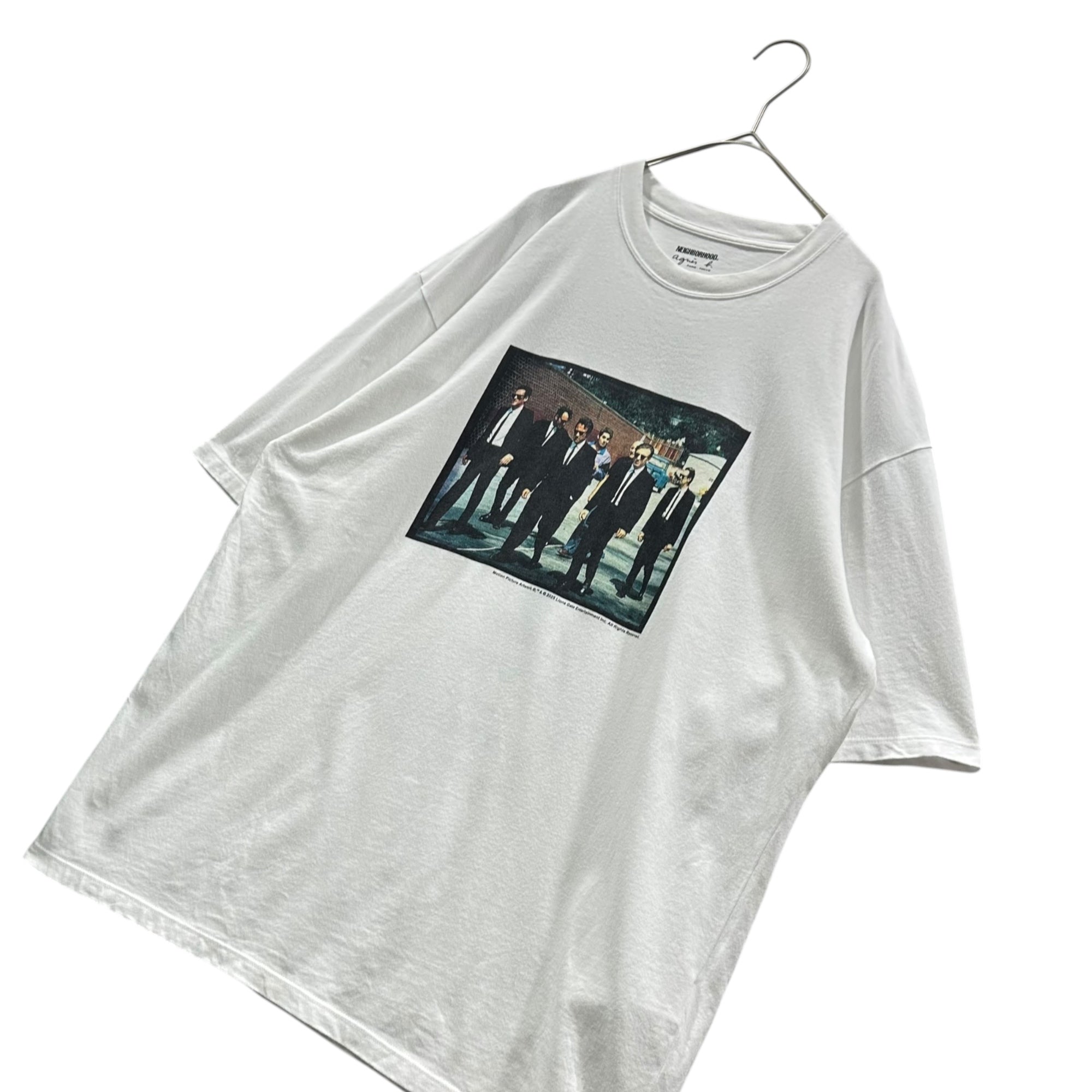 NEIGHBORHOOD×agnes b.(ネイバーフッド×アニエスベー) 2026SS RESERVOIR DOGS / C-TEE . SS 半袖 Tシャツ EDK6SFK6 XL ホワイト