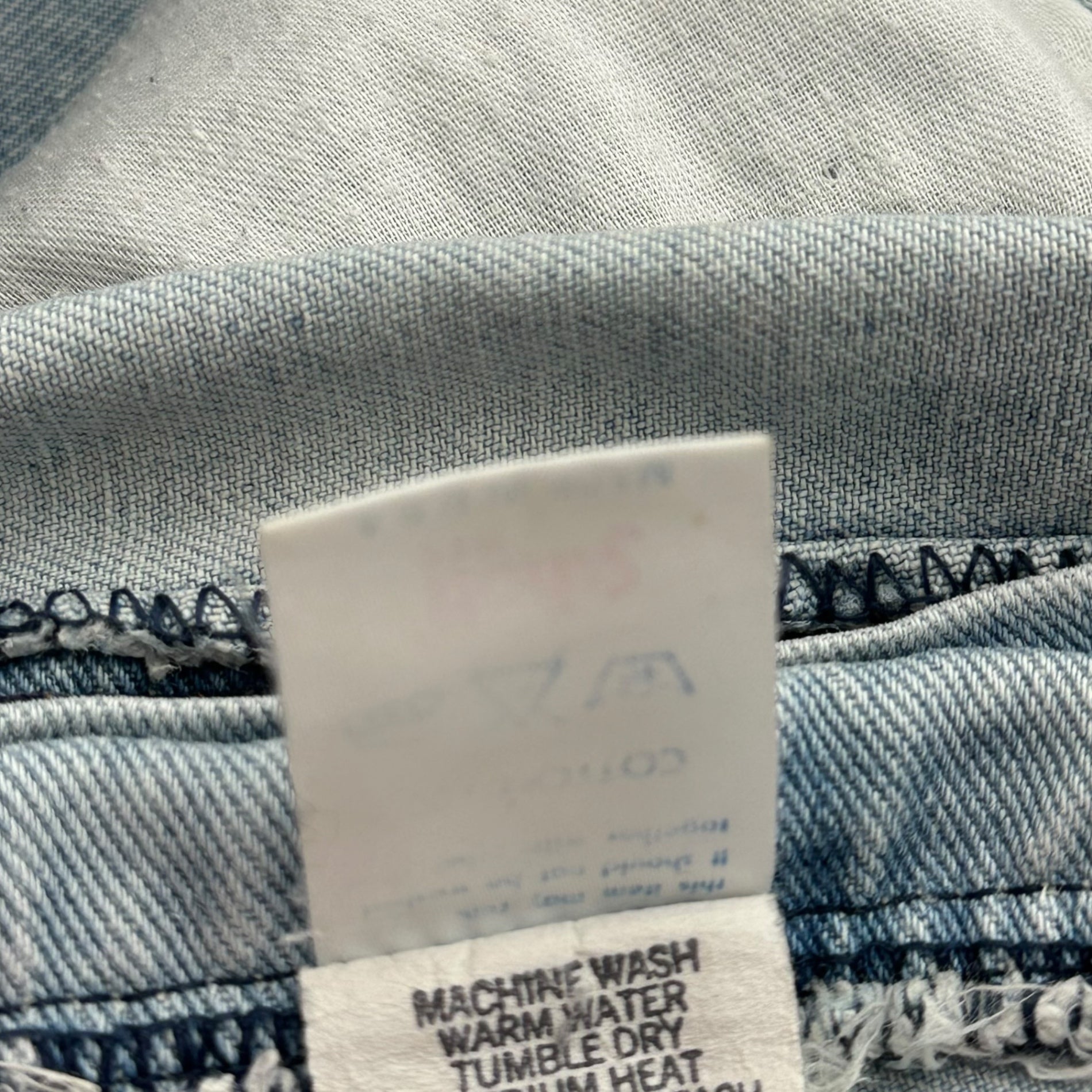 SCHOTT(ショット) Perfecto USA made Denim Pants ウォッシュド ストレート デニム パンツ 表記消(実寸約78cm) ライトインディゴ USA製