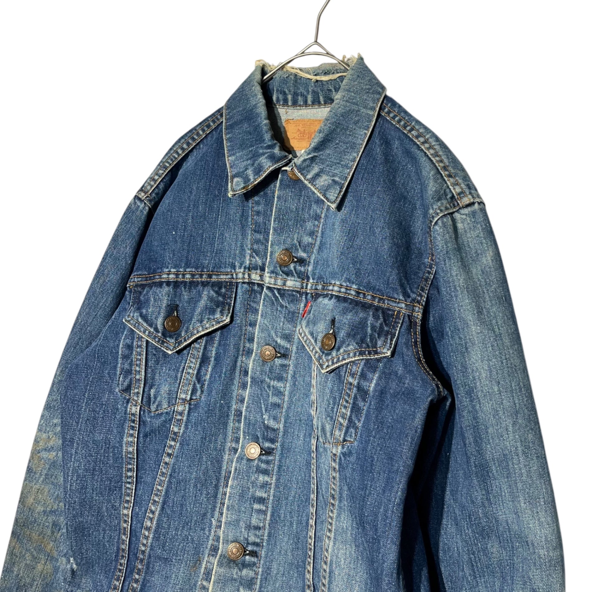 Levi's(リーバイス) 70's 70505 Trucker denim jacket トラッカー デニム ジャケット 70505 表記無し インディゴ USA製 70年代 CHEVROLET BIG E 526