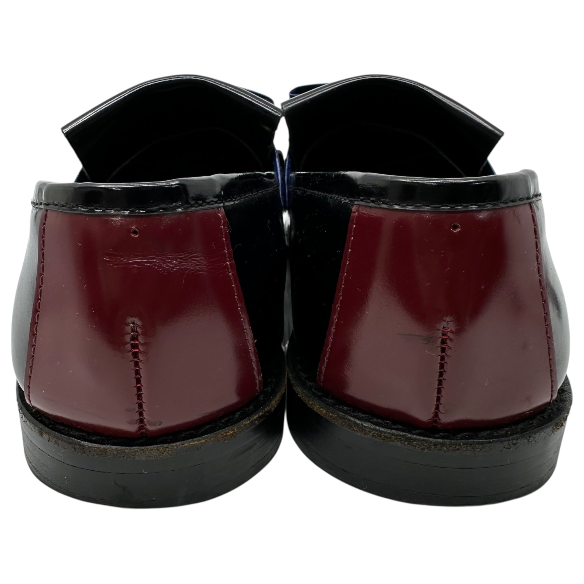 tricot COMME des GARCONS(トリココムデギャルソン) Pointed-To-Ribbon Leather Loafers ポインテッド トゥ リボン レザー ローファー 24cm ブラック シューズ