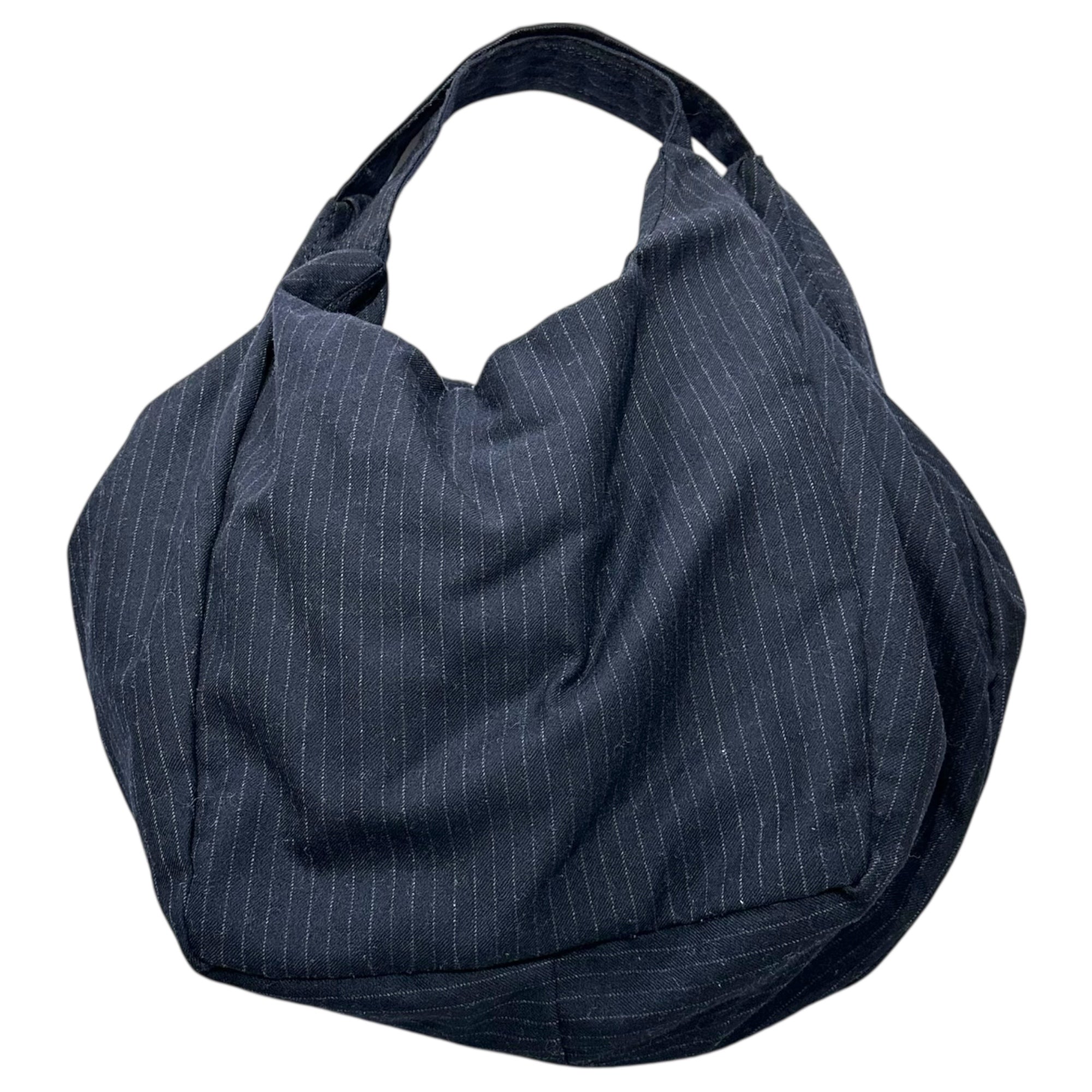 tricot COMME des GARCONS(トリココムデギャルソン) Striped Wool Tote Bag ストライプ ウール トート バッグ TR-K 206 ネイビー