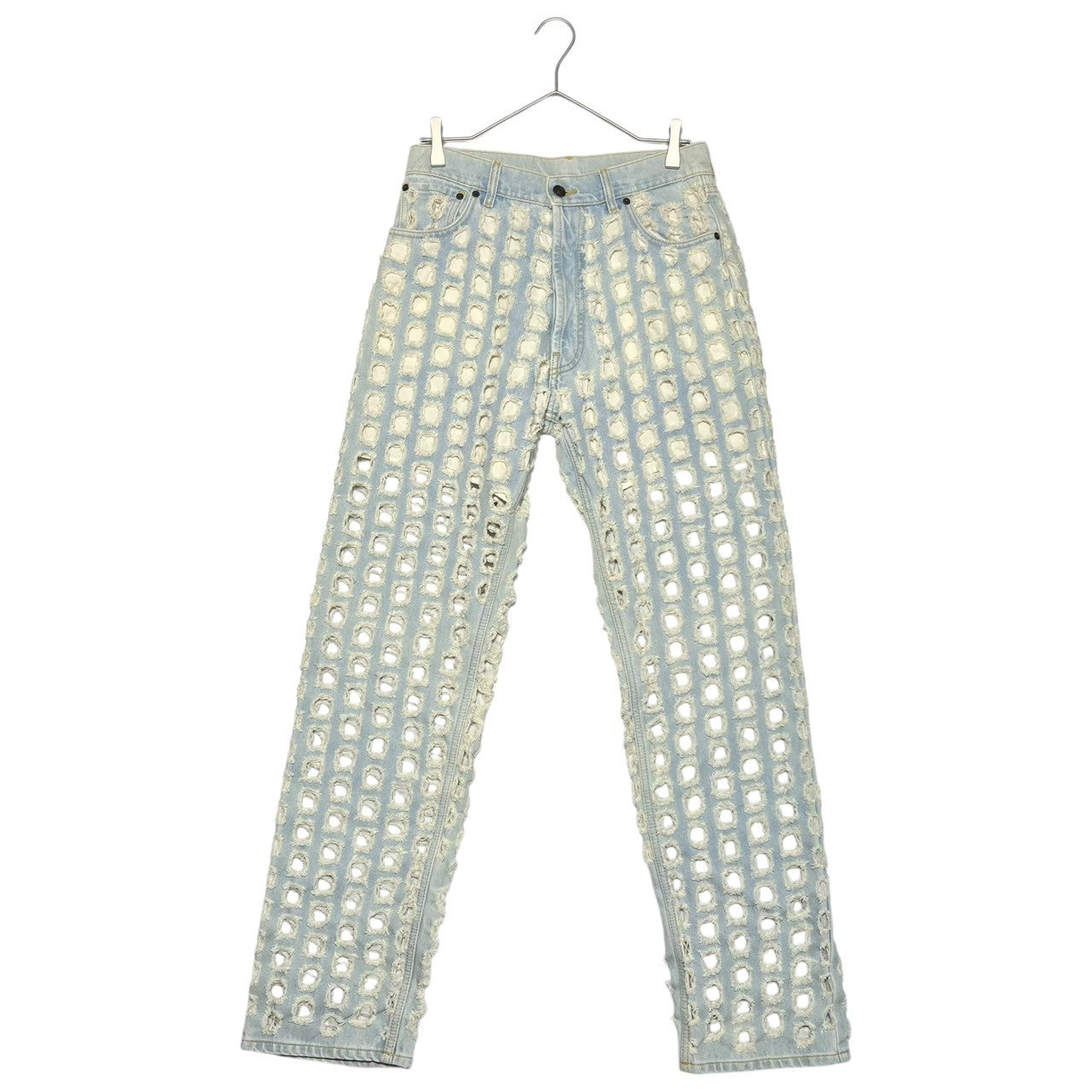 MAISON MARGIELA(メゾンマルジェラ) 2020 Destroyed denim pants デストイド デニム パンツ S51LA0127 38(M) ライトインディゴ