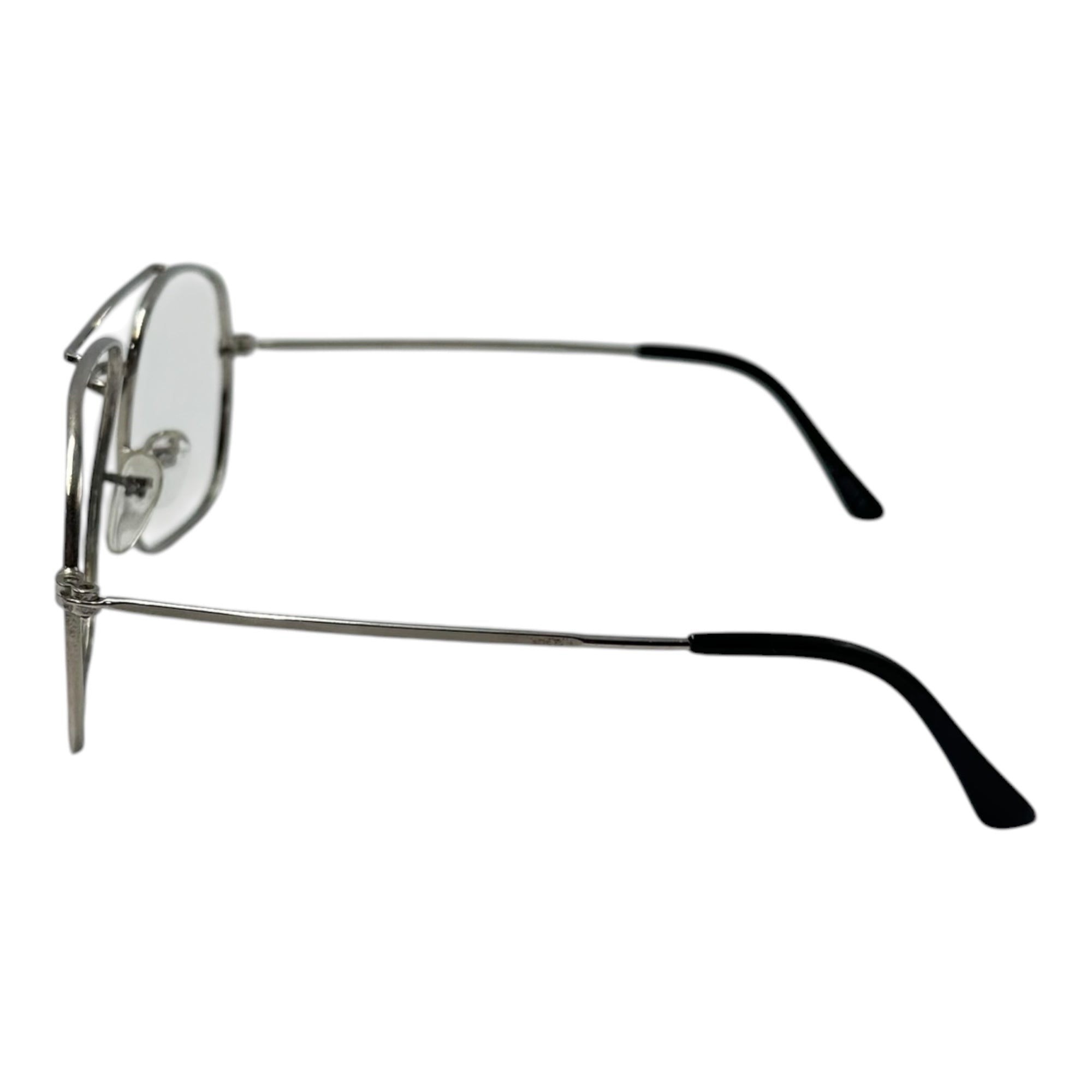 frame france(フレームフランス) 1970's Double bridge aviator sunglasses 2 ブリッジ ティアドロップ フレーム シルバー 70年代 メタル ダブル