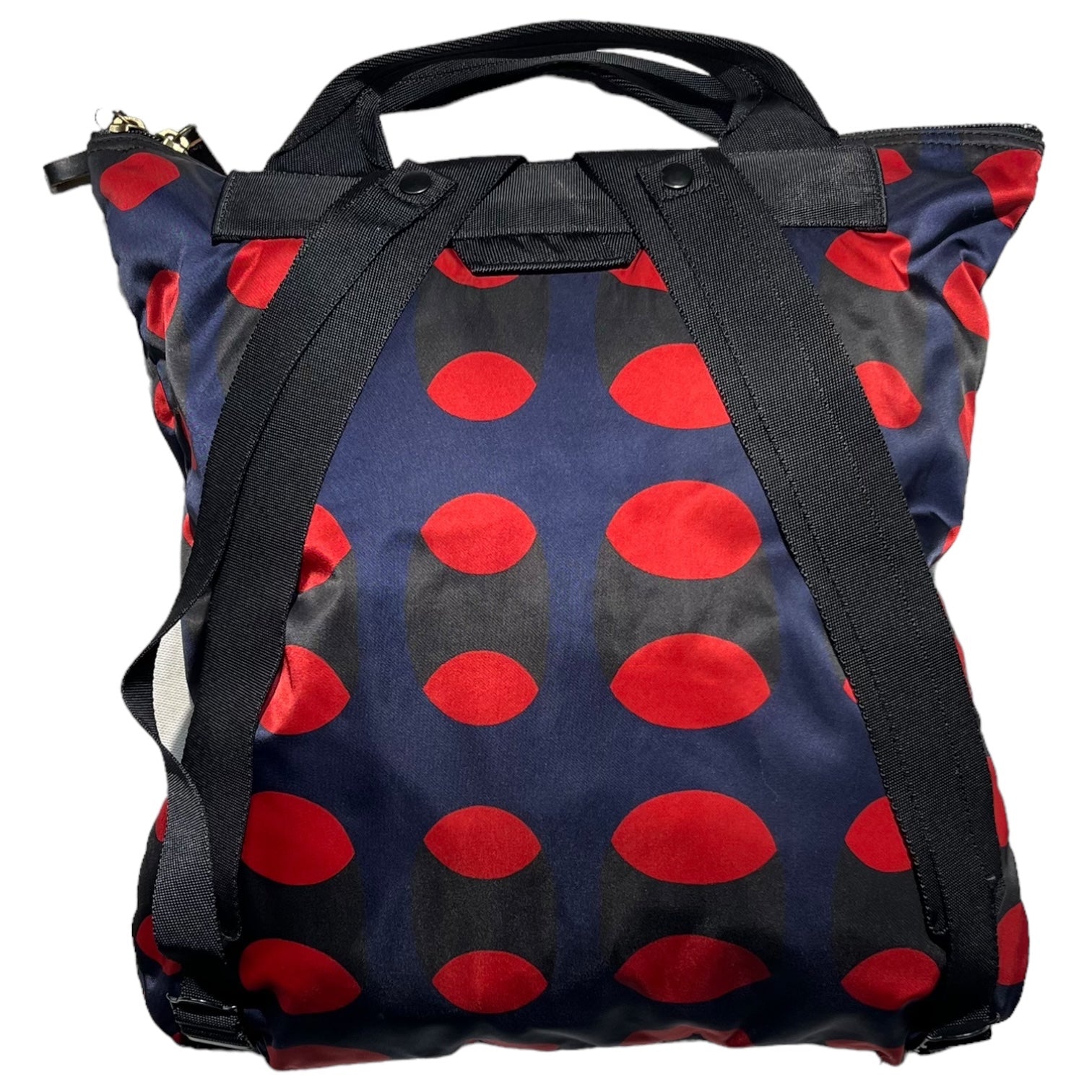 MARNI × PORTER(マルニ×ポーター) 2WAY dot rucksack ドット リュックサック トート ネイビー×レッド