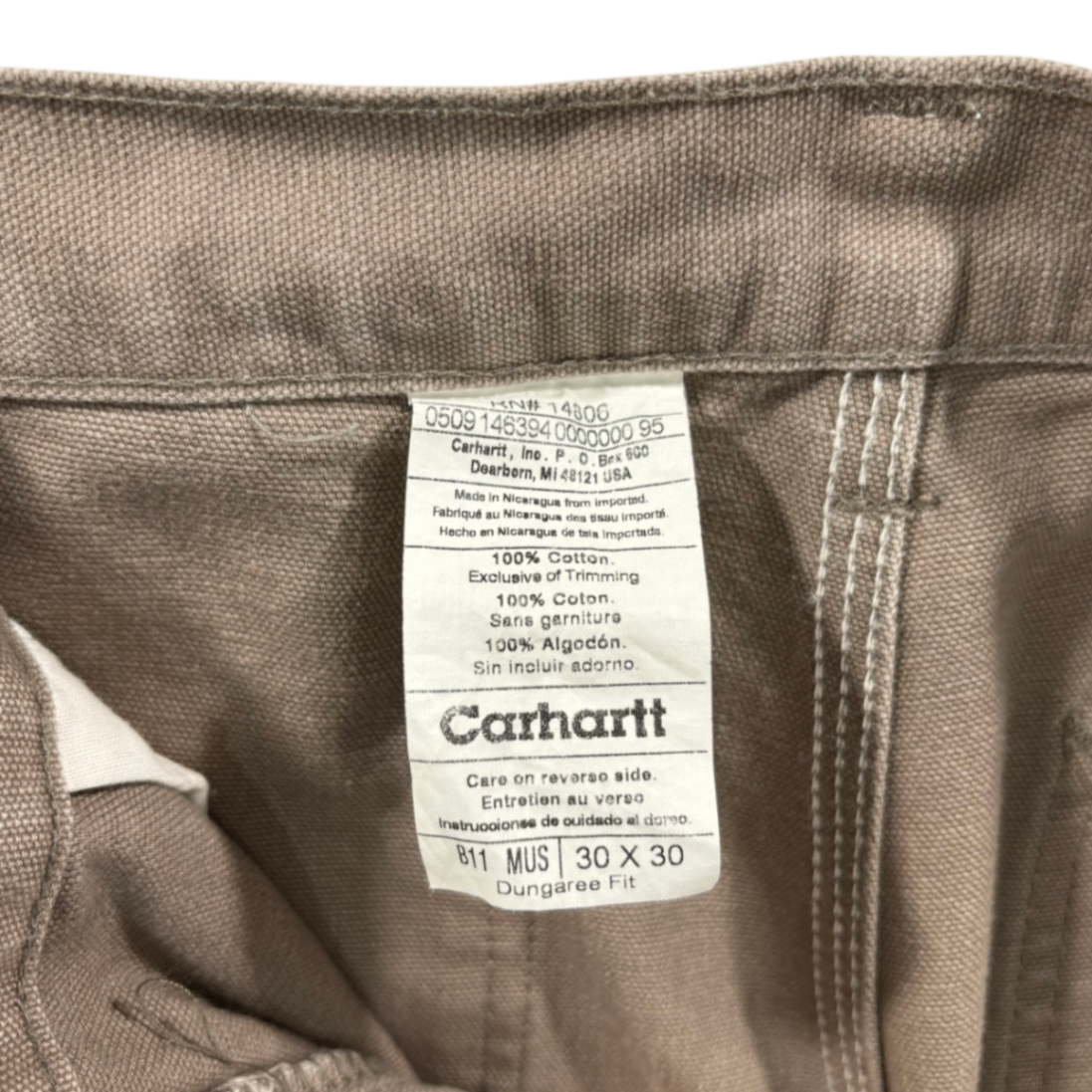 carhartt(カーハート) 00's Duck Canvas Painter Pants ダック地 ペインター パンツ ベージュ 30×30 30×30