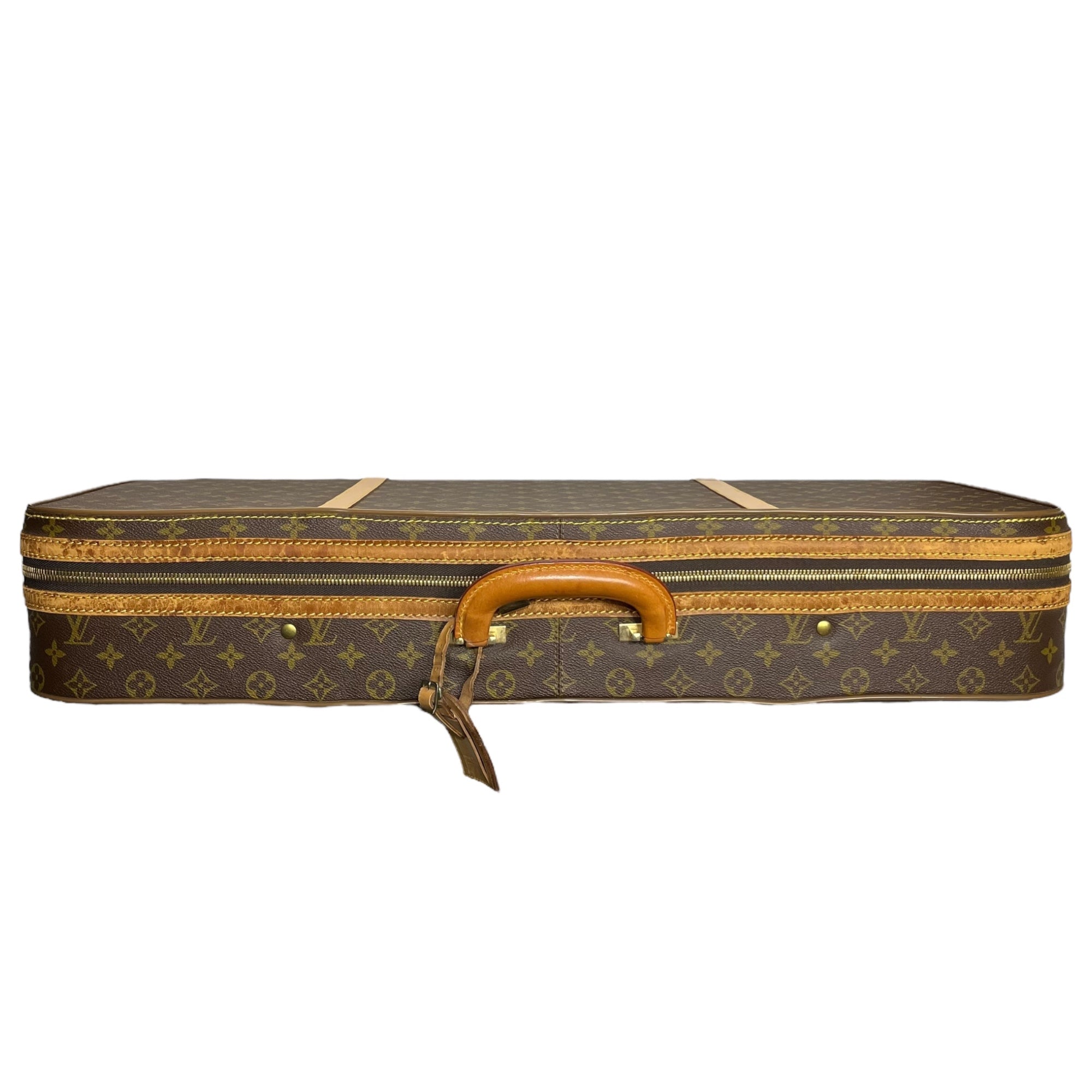 LOUIS VUITTON(ルイヴィトン) Vintage Valise Tennis Bag Trunk Case Interior ヴィンテージ ヴァリズ バリズ テニス バッグ キャリーケース インテリア ブラウン ヴィンテージ品の為、型番・製造番号無し