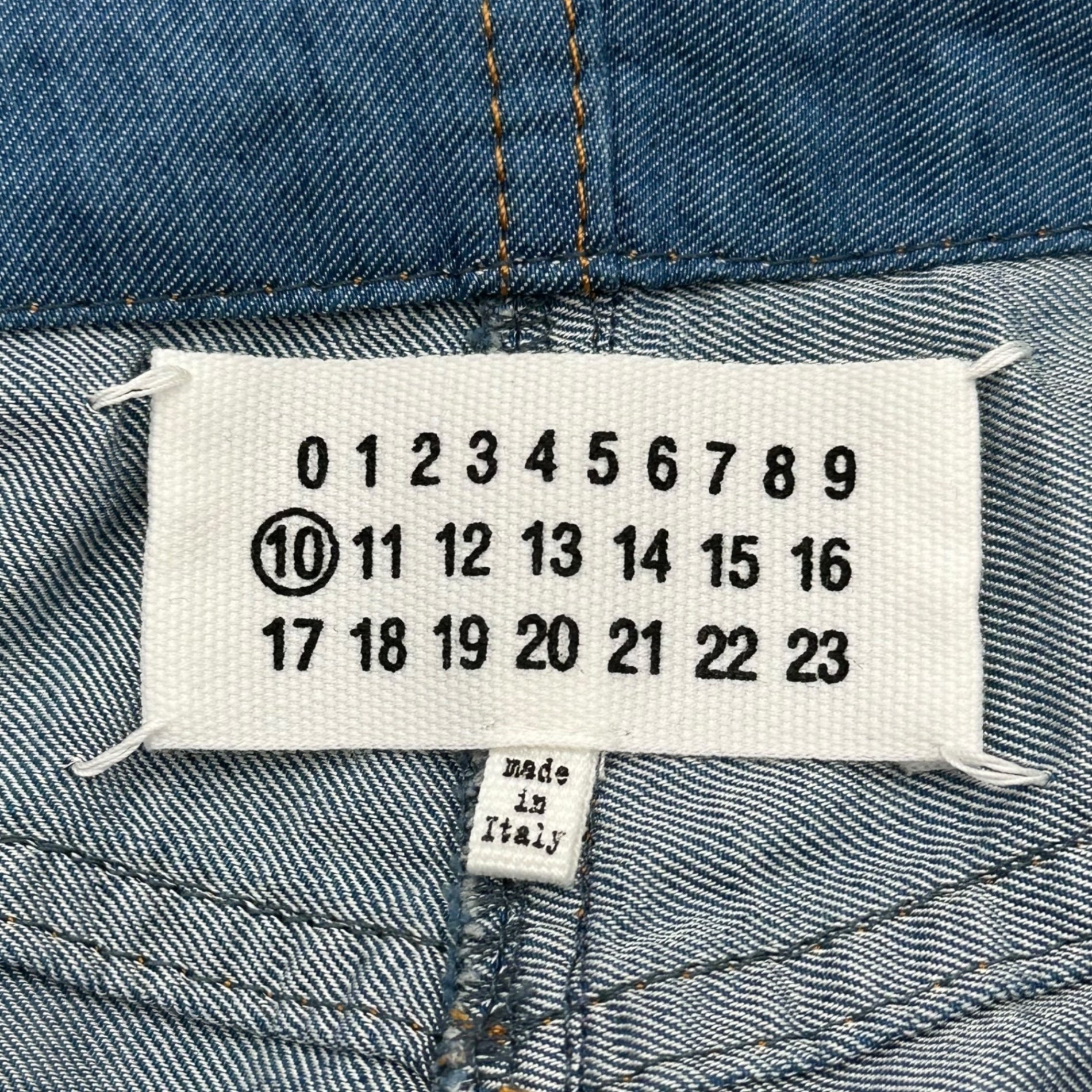 MAISON MARGIELA(メゾンマルジェラ) 21AW Cotton Silk Wide Straight Pants コットン シルク ワイド ストレート パンツ S50KA0587 50 ブルー