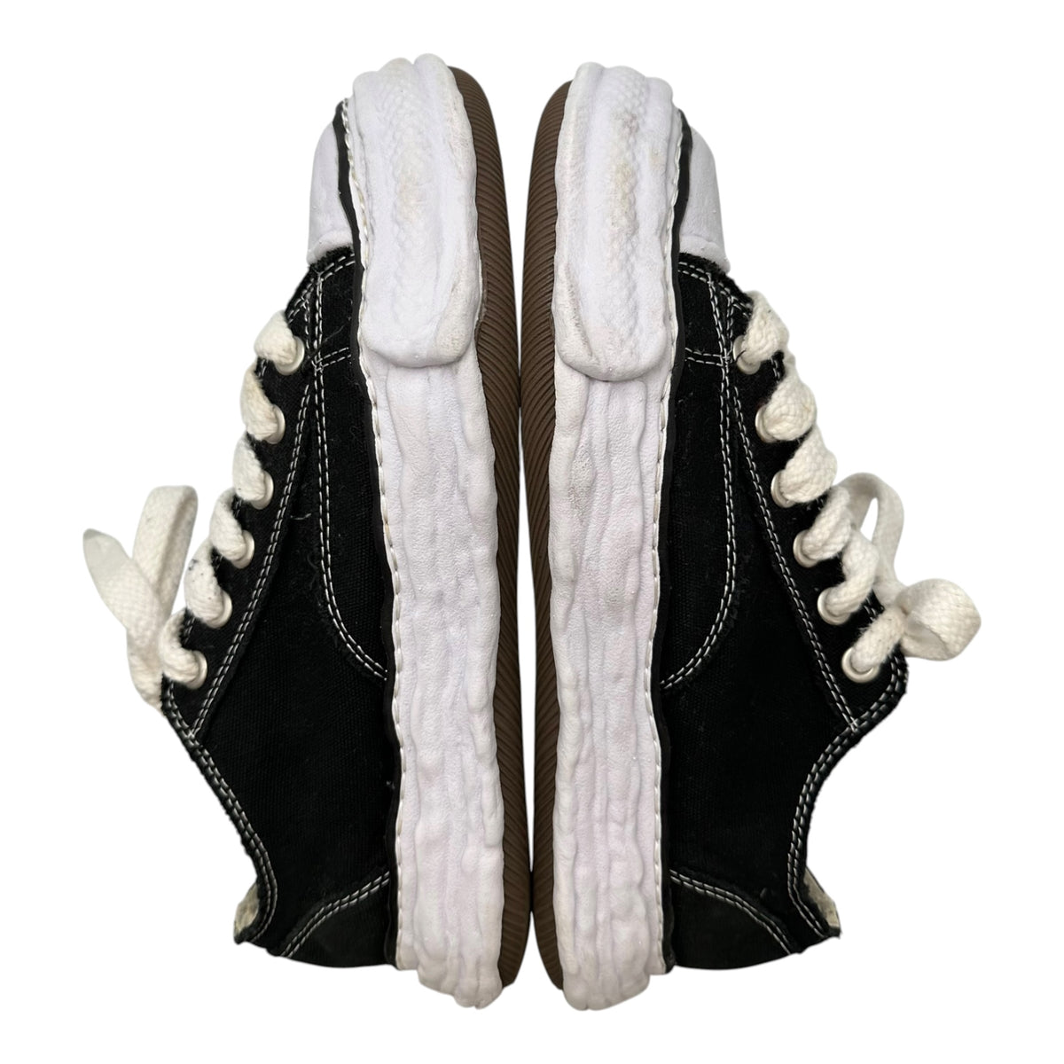 Maison MIHARA YASUHIRO(メゾンミハラヤスヒロ) Peterson Low-Cut Canvas Sneakers ピーターソン ローカット キャンバス スニーカー A11FW702 41 ブラック×ホワイト