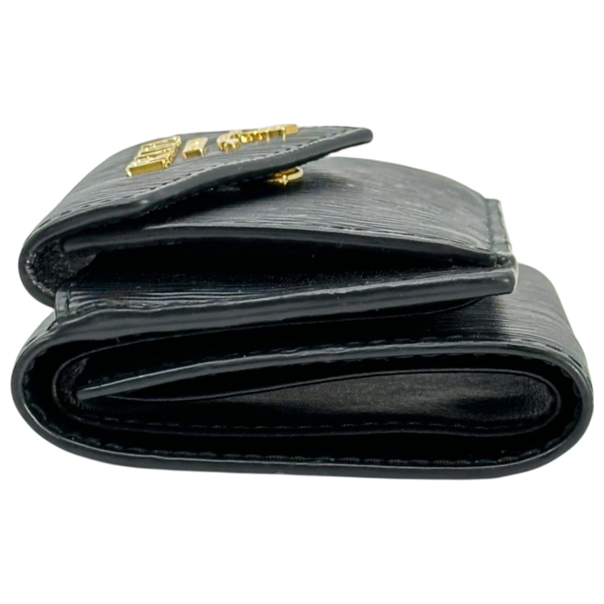 PRADA(プラダ) VITELLO MOVE tri-fold wallet ヴィッテロ ムーブ 三つ折り コンパクト 財布 ウォレット 1MH021 ブラック