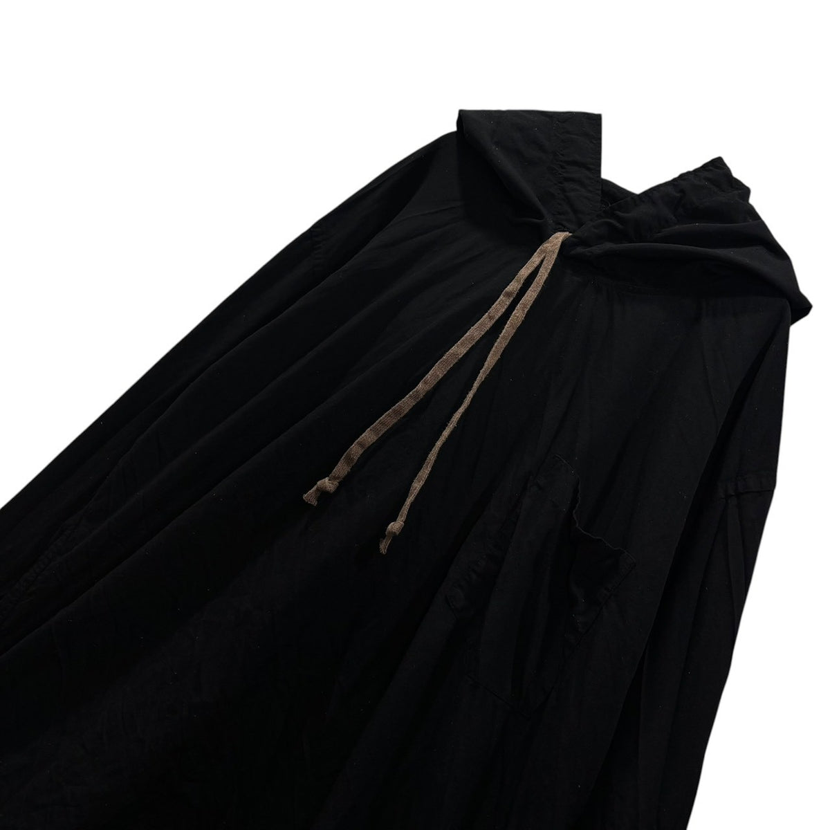 COMME des GARCONS HOMME DEUX(コムデギャルソンオムドゥ) 2023SS Drawstring Hooded Pullover Shirt ドローコード フーデッド プルオーバー シャツ DK-B050 S ブラック AD2022