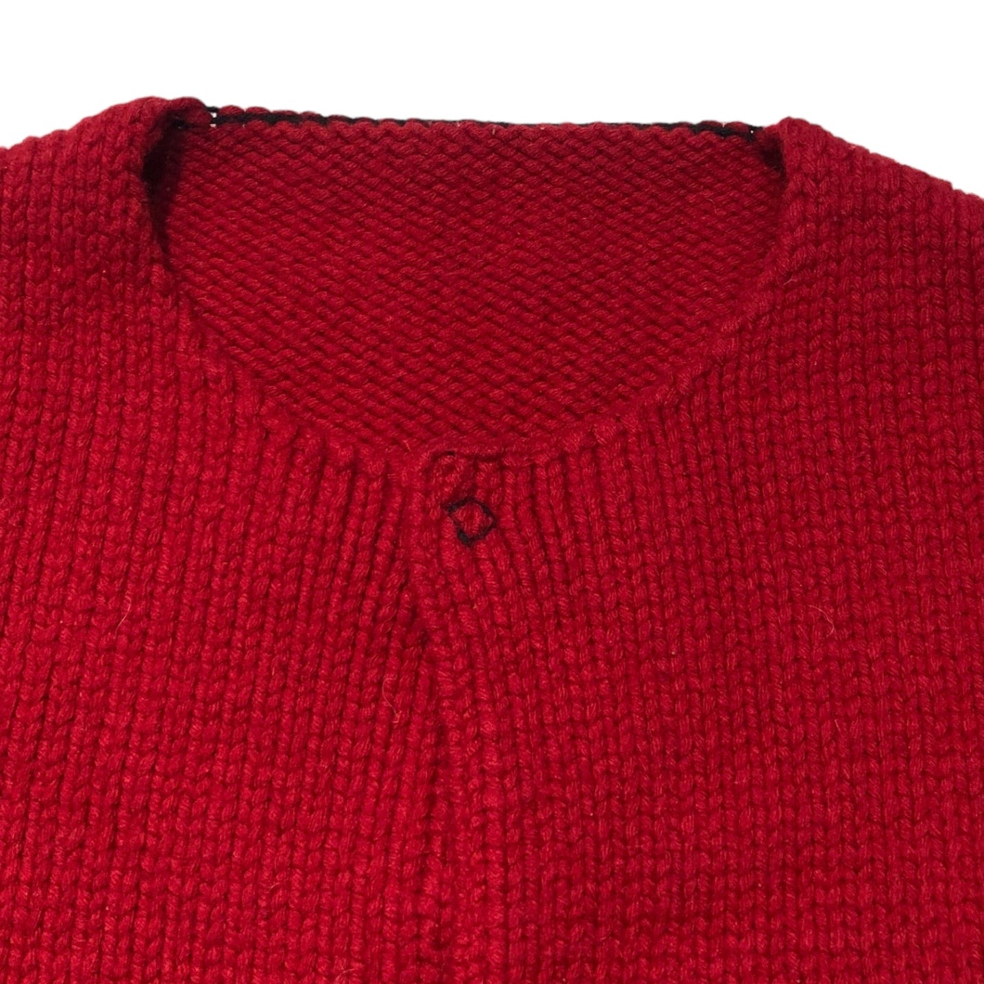 SUNSEA(サンシー) 17AW reversible knit cardigan リバーシブル ニット カーディガン - レッド