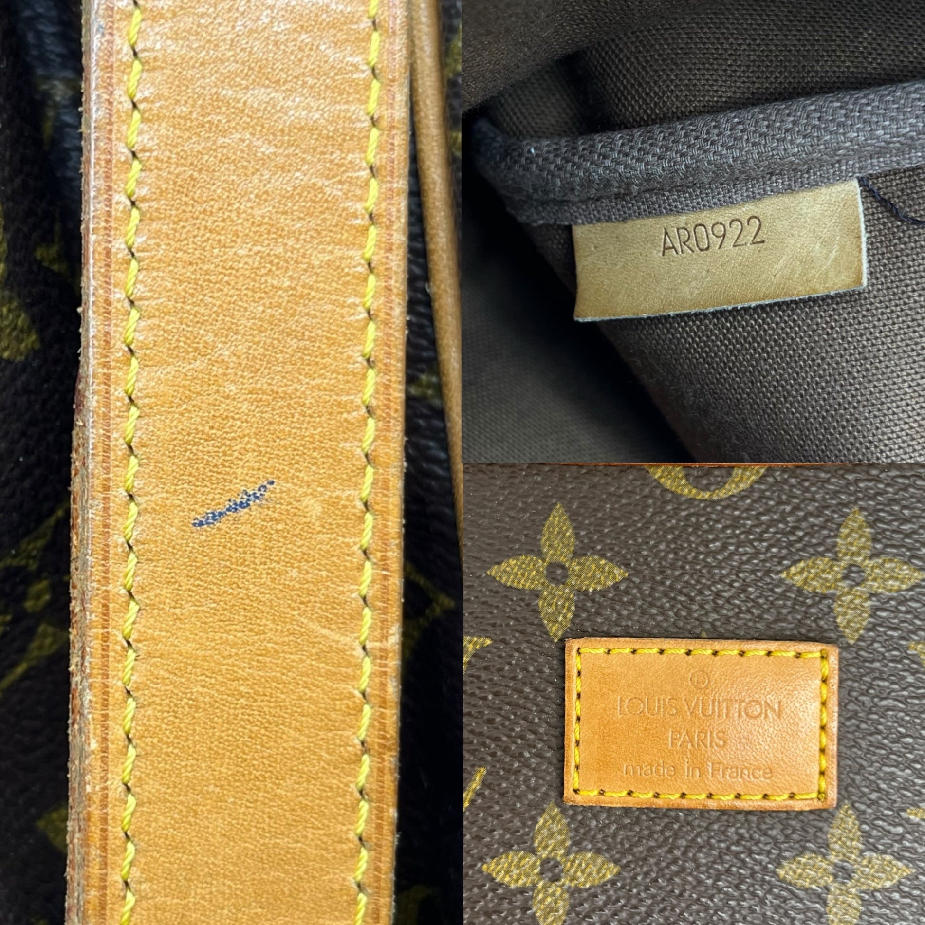 LOUIS VUITTON(ルイヴィトン) Somule 35 ソミュール35 モノグラム M42254 ブラウン AR0922 ショルダー