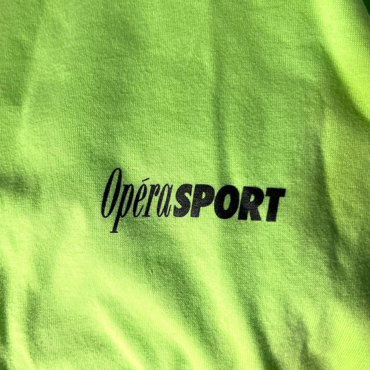 OperaSPORT(オペラスポーツ) LOGO CLAUDE UNISEX T-SHIRT ロゴ クラウド ユニセックス Tシャツ 1679-343-3266 1(S) グリーン ユナイテッドアローズ等取扱 参考定価14,300円(税込)