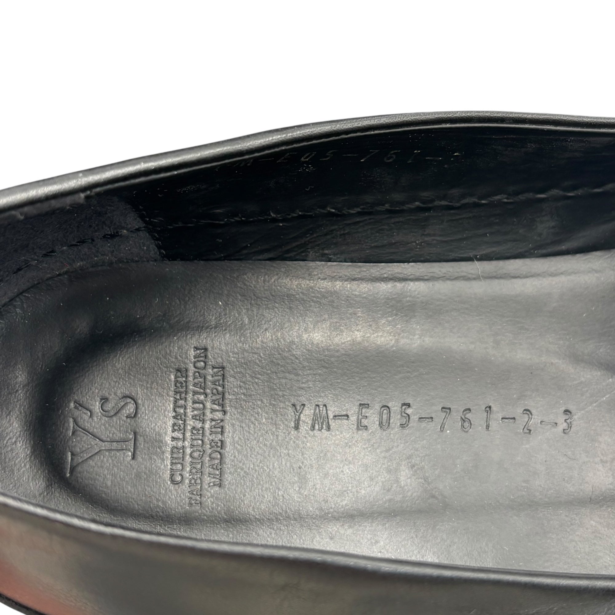 Y's(ワイズ) Platform Flats All Leather 厚底 オール レザー フラットシューズ パンプス YM-E05-761-2-3 3(23.5cm程度) ブラック